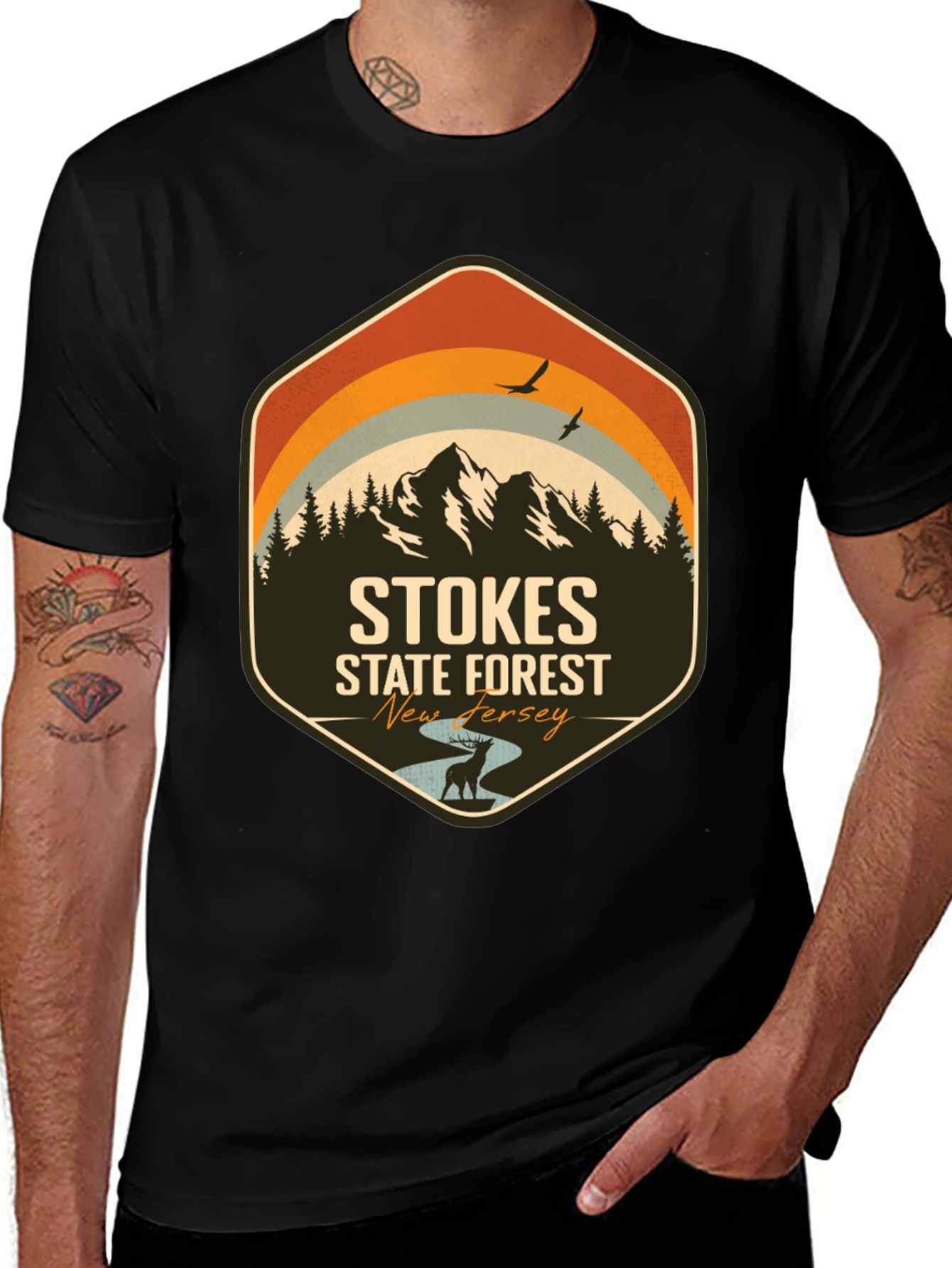 Variant 23 of Stokes State Forest New Jersey T-Shirt