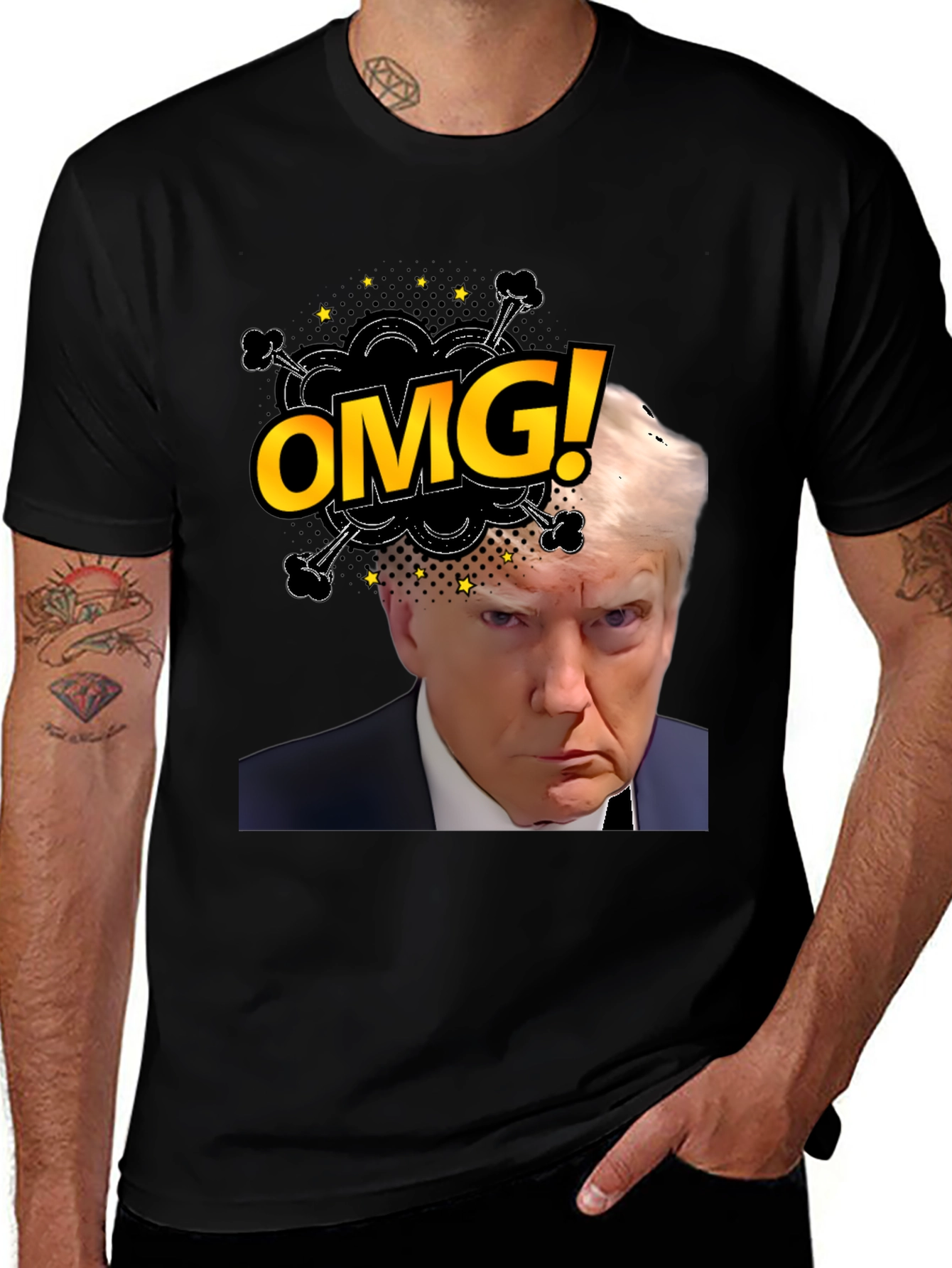 Variant 29 of OMG! Trump Graphic T-Shirt