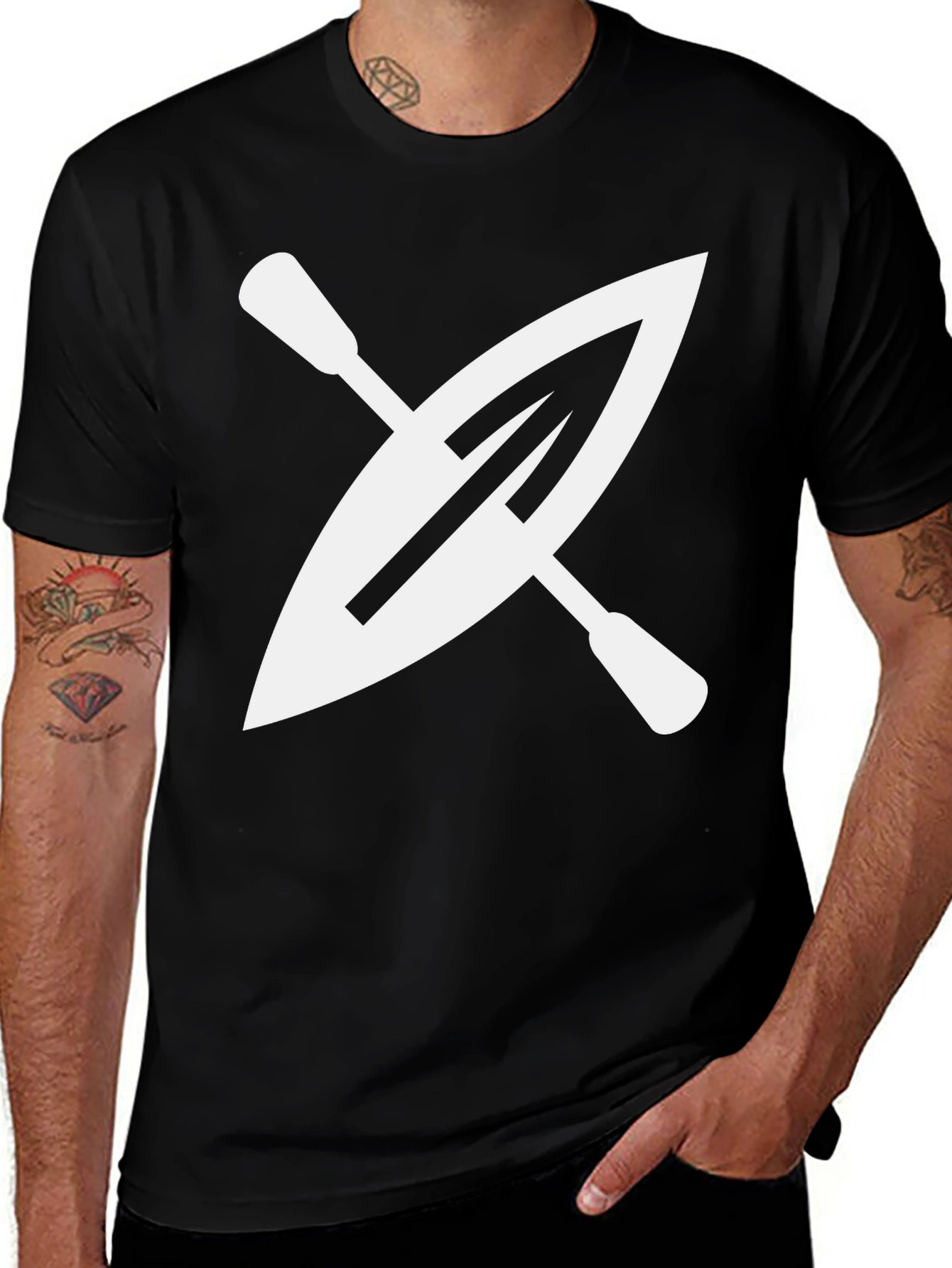 Variant 2 of Kayak Graphic Tee - Paddling Adventure Shirt