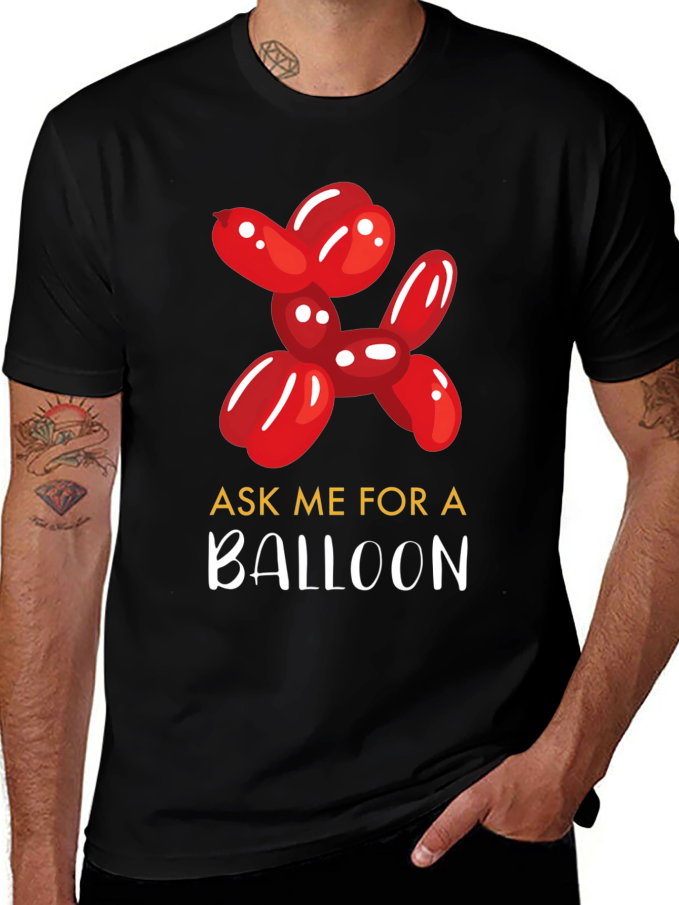 Variant 30 of Ask Me For A Balloon T-Shirt