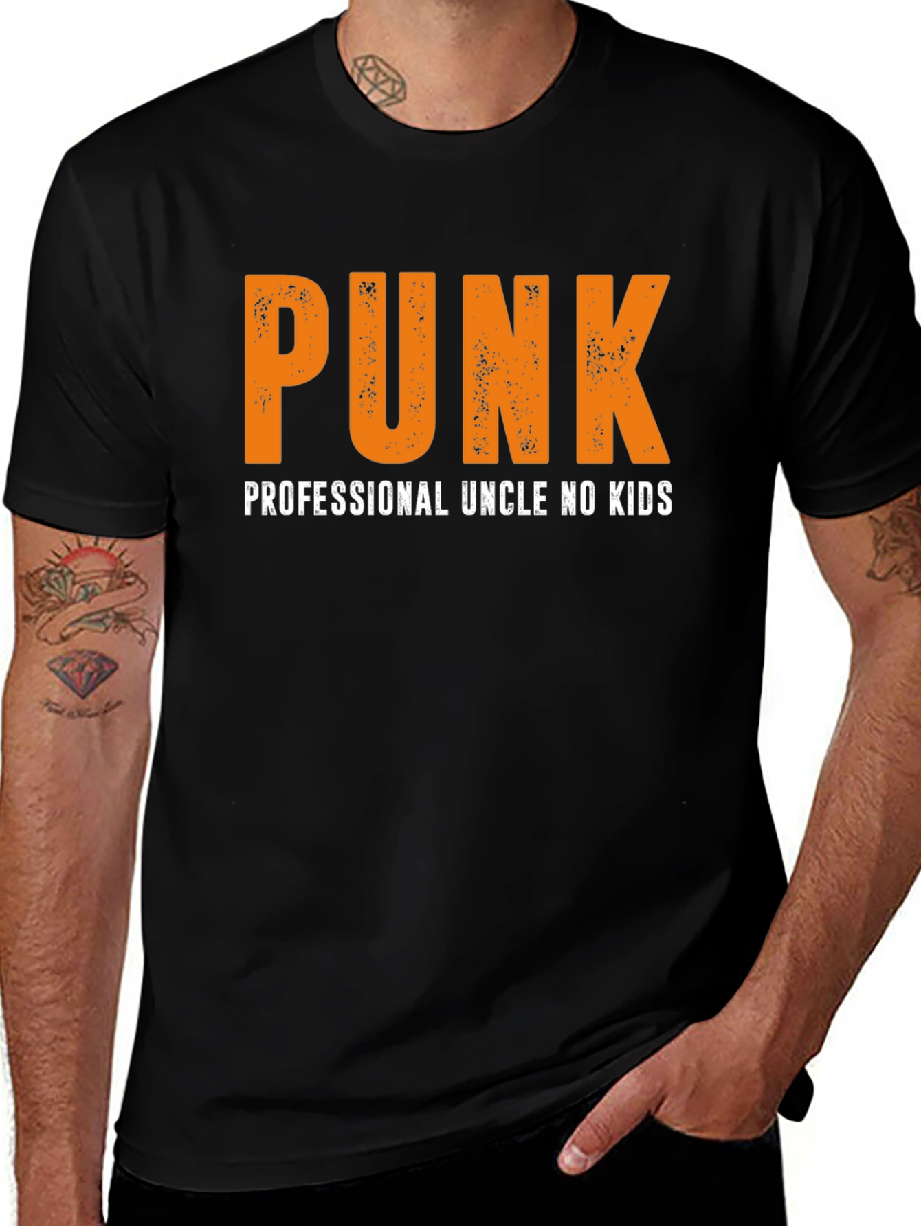 Variant 12 of Punk Professional Uncle No Kids T-Shirt