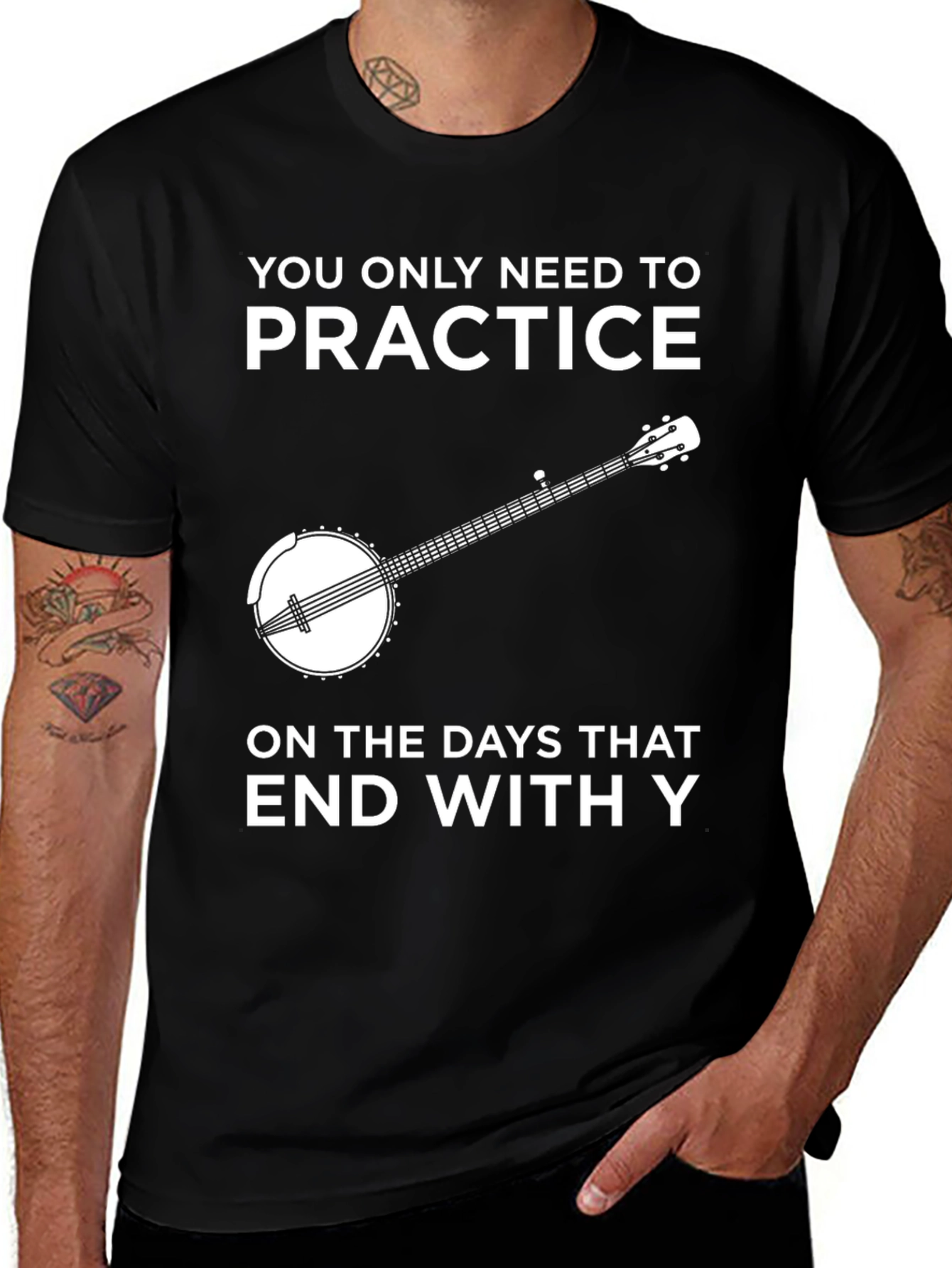 Variant 10 of Funny Banjo Practice T-Shirt