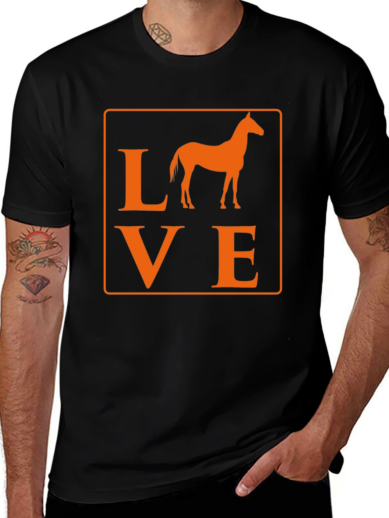 Variant 13 of Love Horses Graphic T-Shirt
