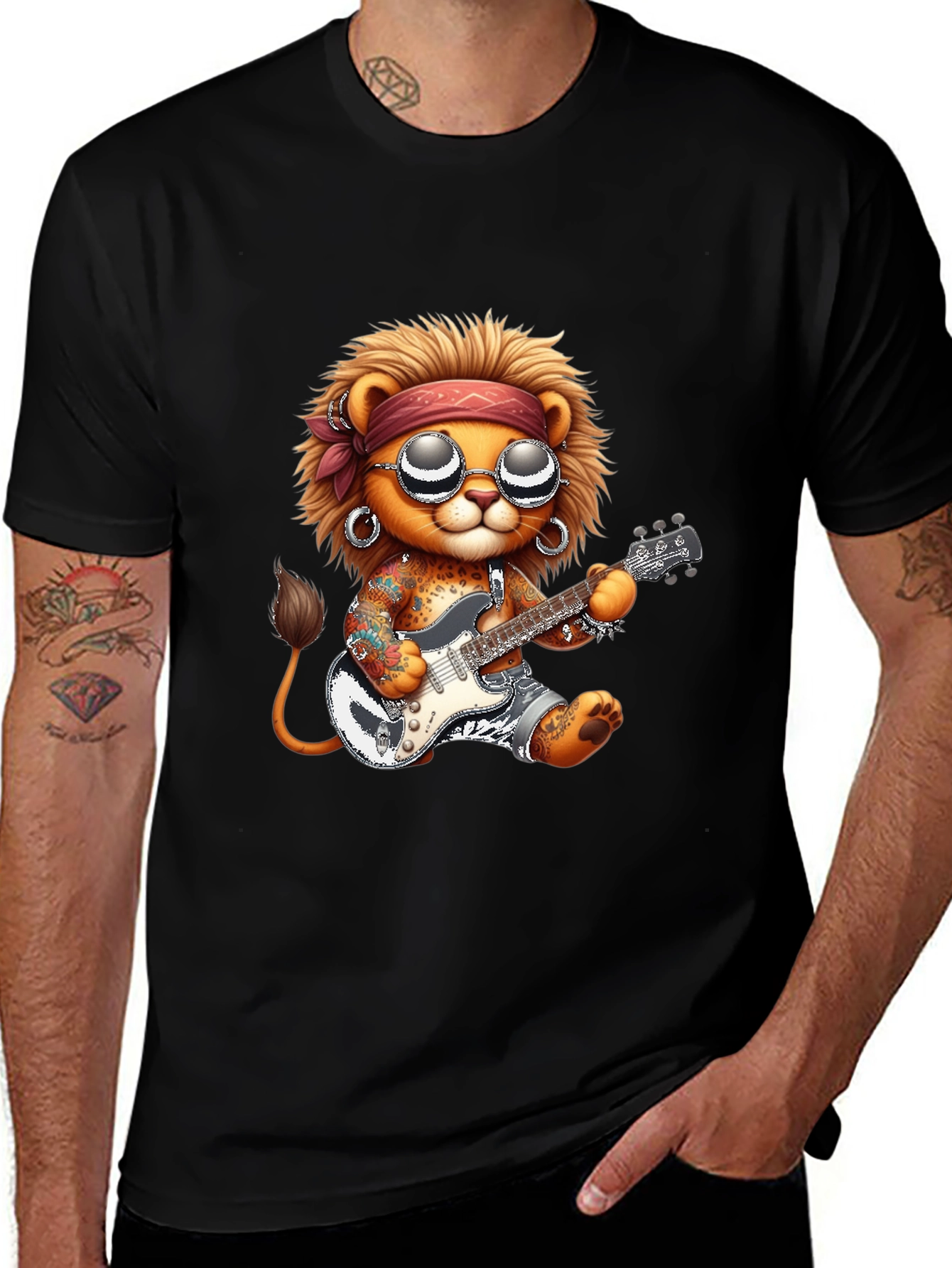 Variant 11 of Rockin' Lion Graphic Tee
