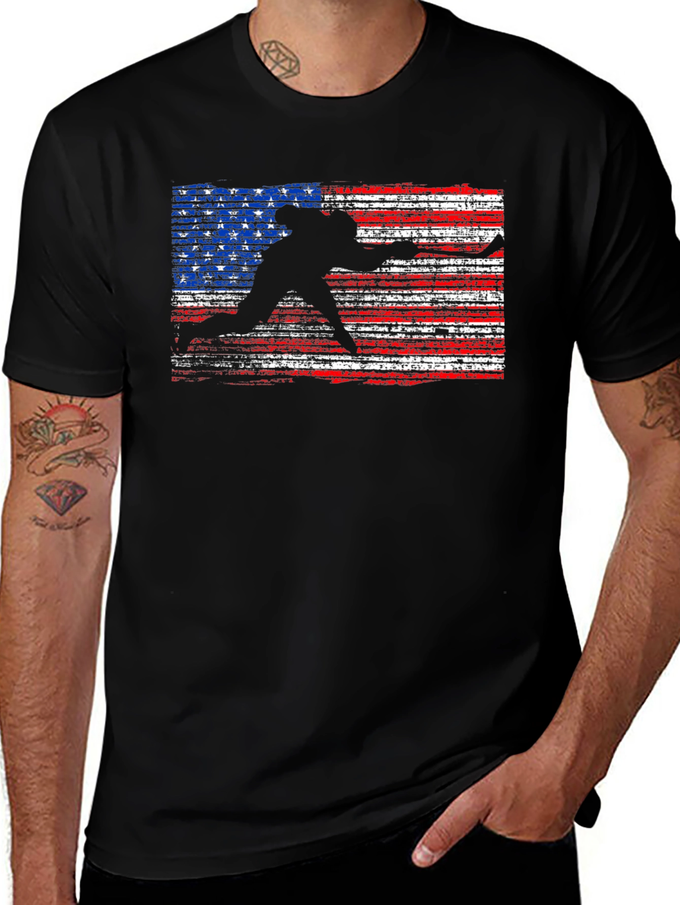 Variant 21 of American Fencing T-Shirt