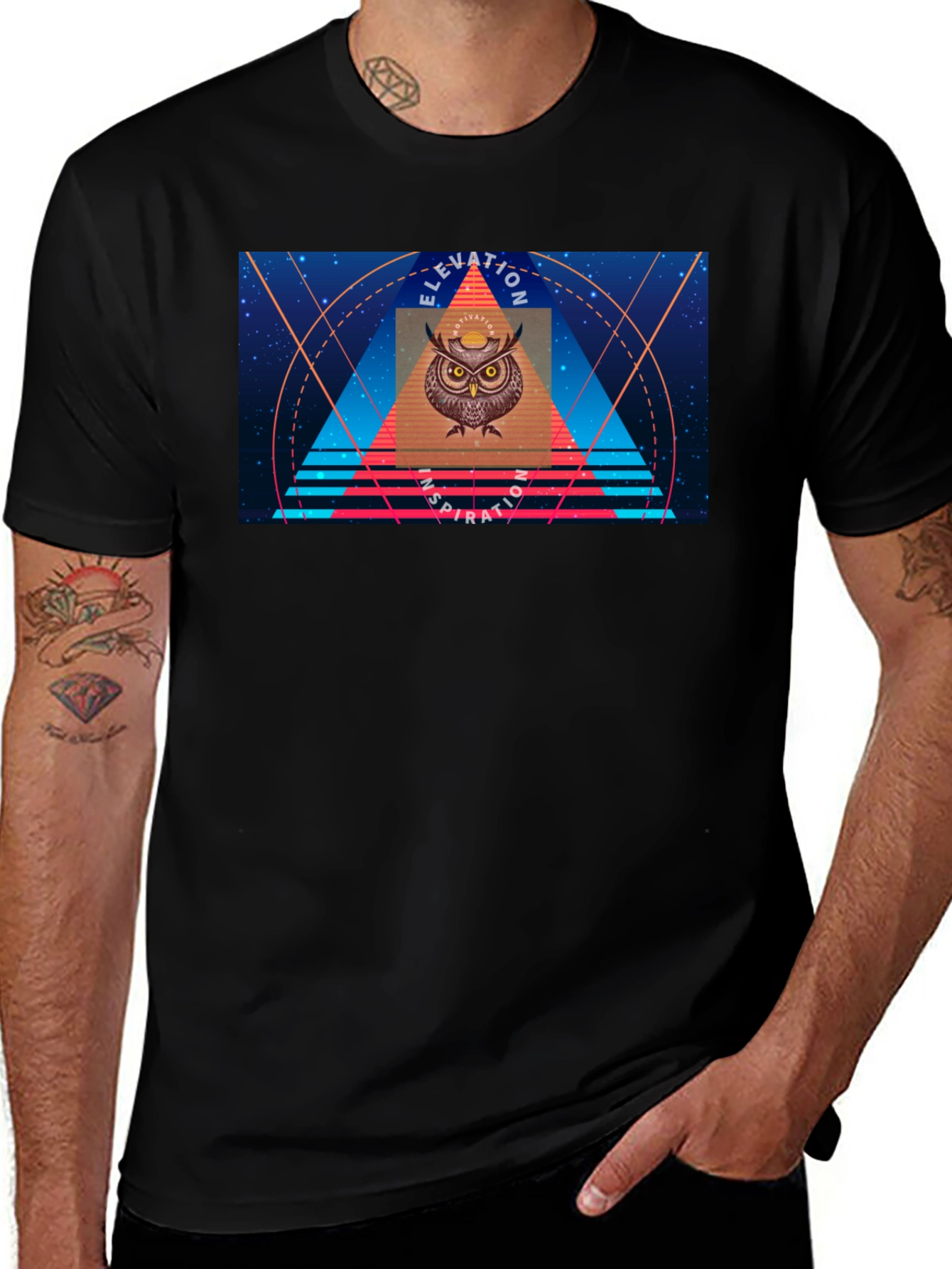 Variant 8 of Elevation Inspiration Owl Graphic T-Shirt