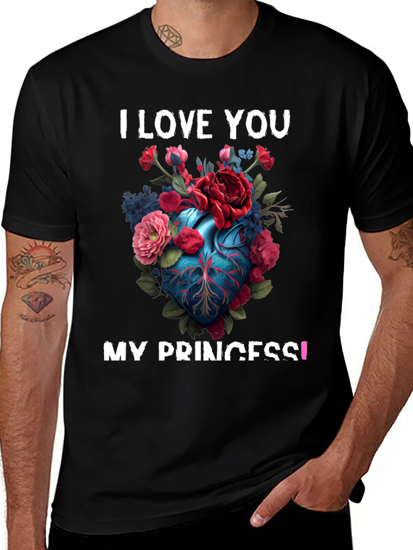Variant 21 of I Love You My Princess Valentine's Day T-Shirt