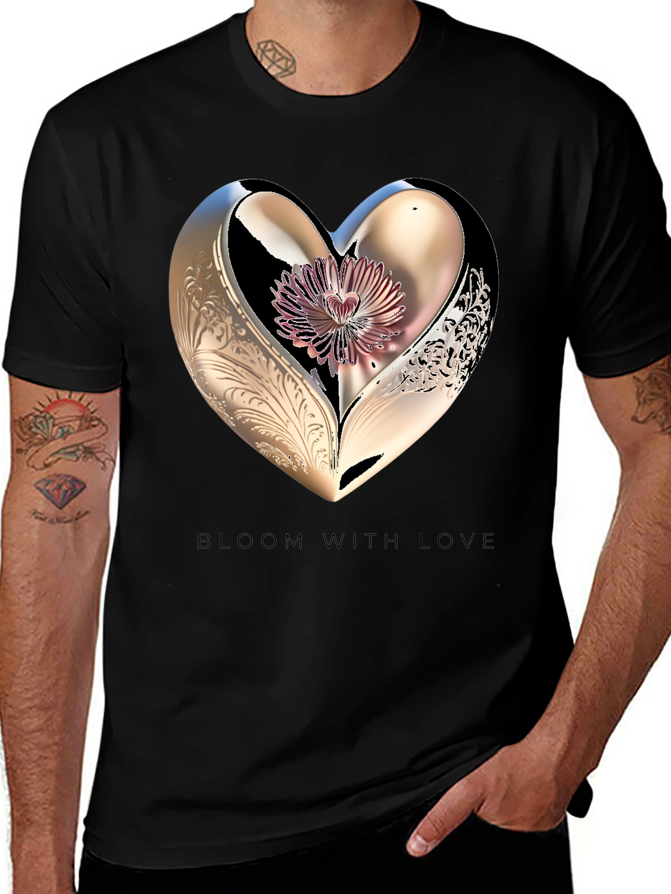 Variant 24 of Bloom With Love Graphic T-Shirt