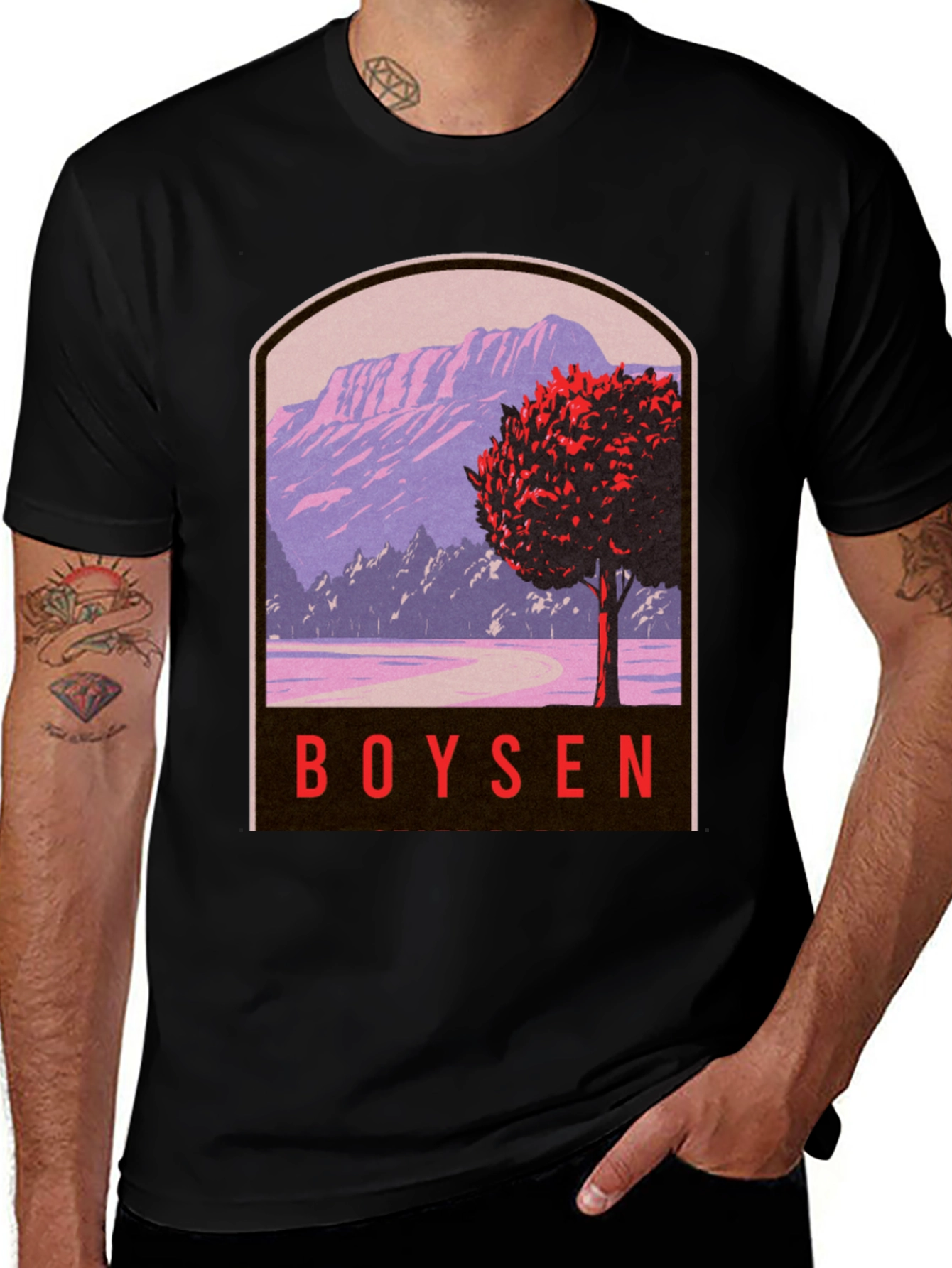 Variant 3 of Boysen T-Shirt - Nature Graphic Tee