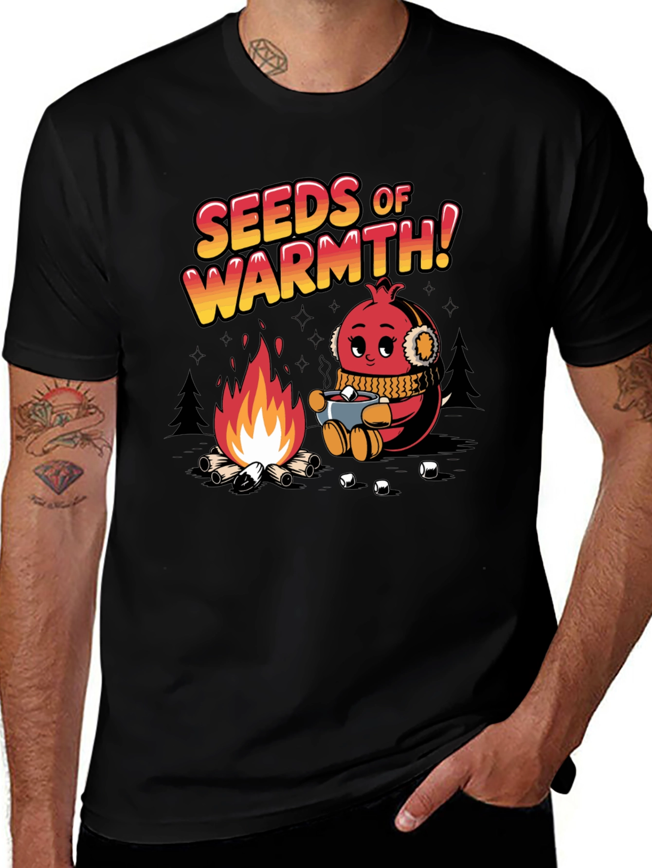 Variant 10 of Seeds of Warmth Graphic T-Shirt