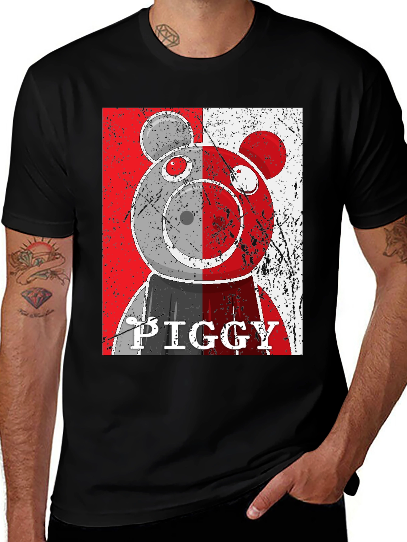 Piggy Graphic Tee - Unique Design
