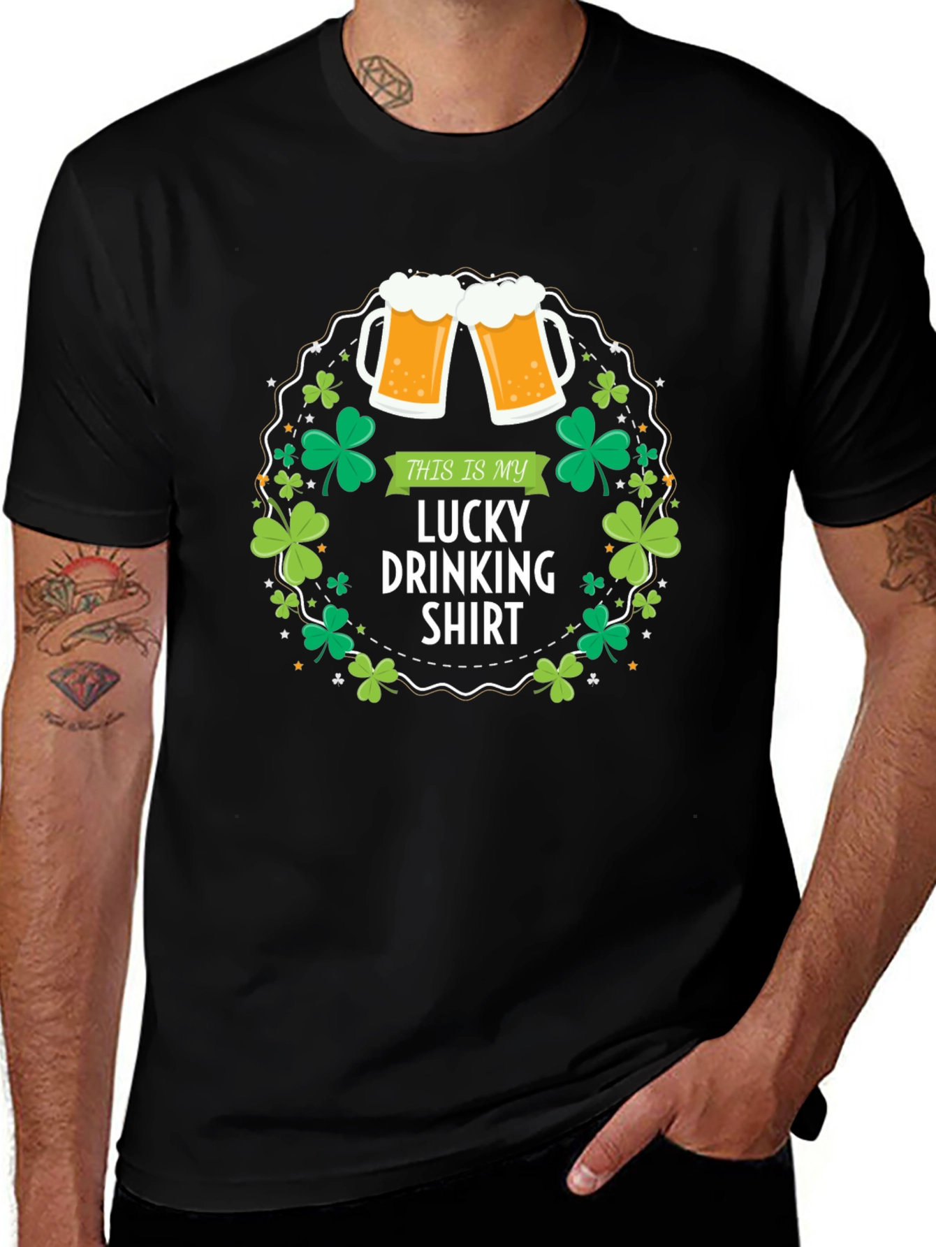 Lucky Drinking Shirt St. Patrick's Day T-Shirt