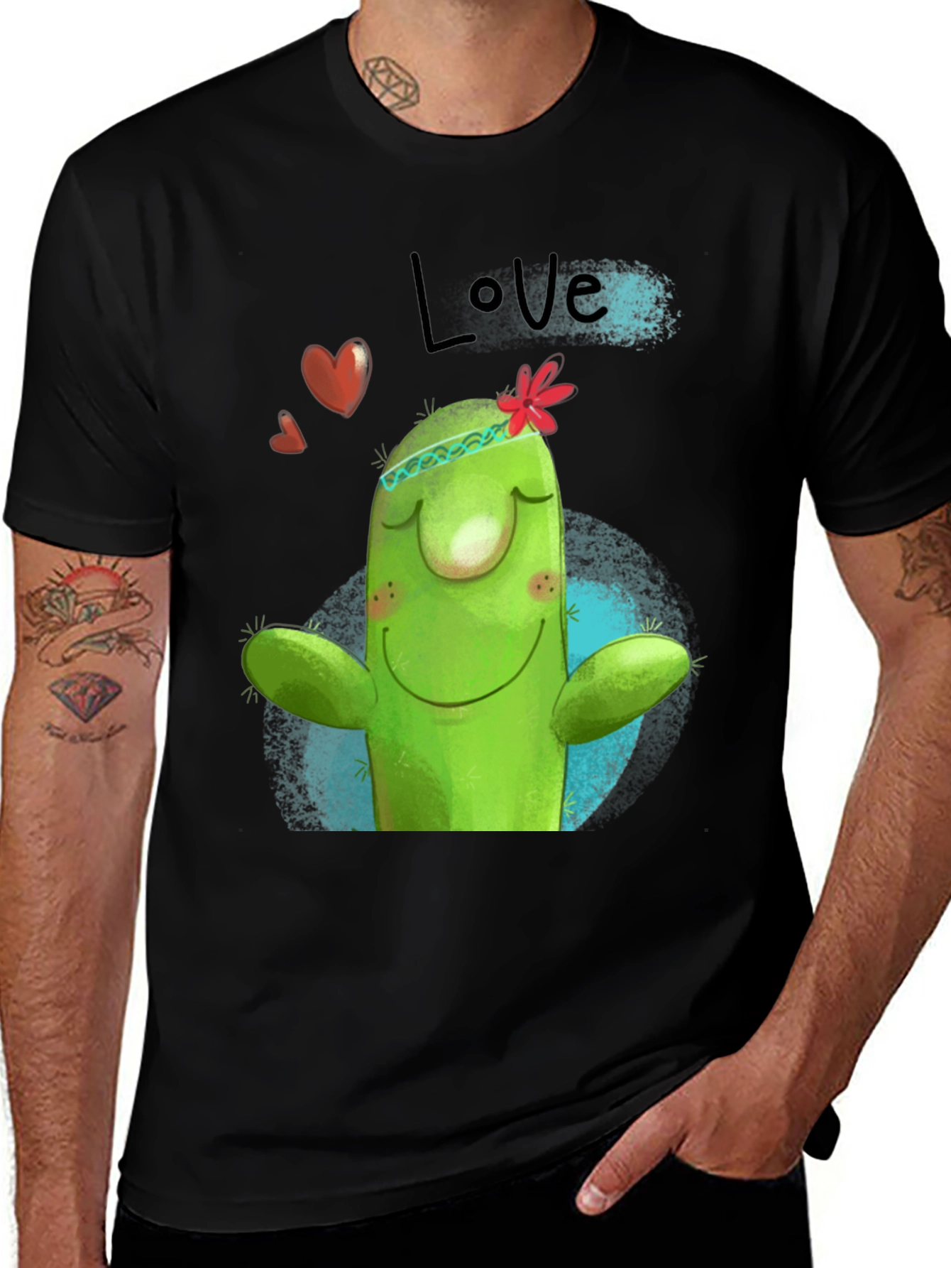 Variant 11 of Cactus Love Graphic T-Shirt