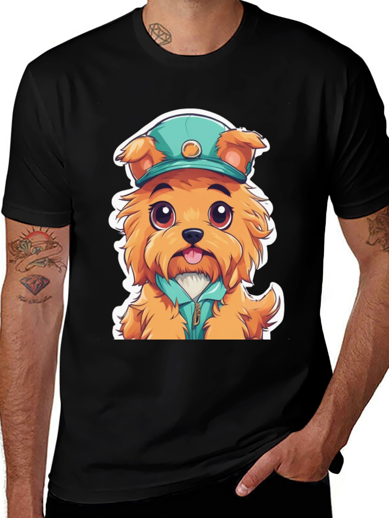 Variant 27 of Cartoon Dog T-Shirt