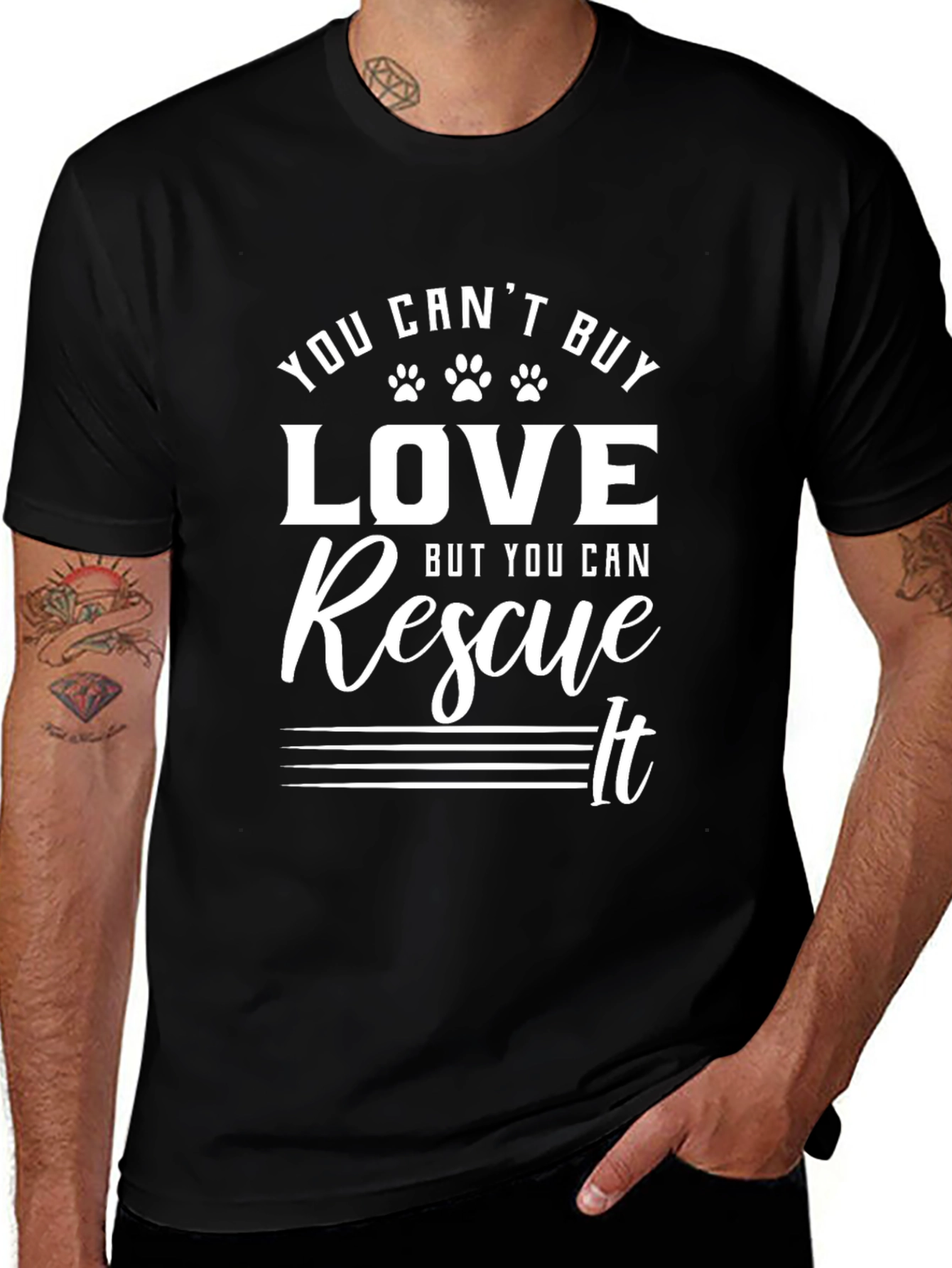 Rescue Love T-Shirt - You Can't Buy Love, Rescue It!