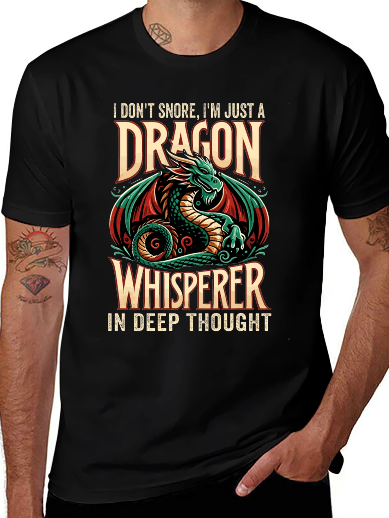 Variant 18 of Dragon Whisperer T-Shirt - Humorous Novelty Tee