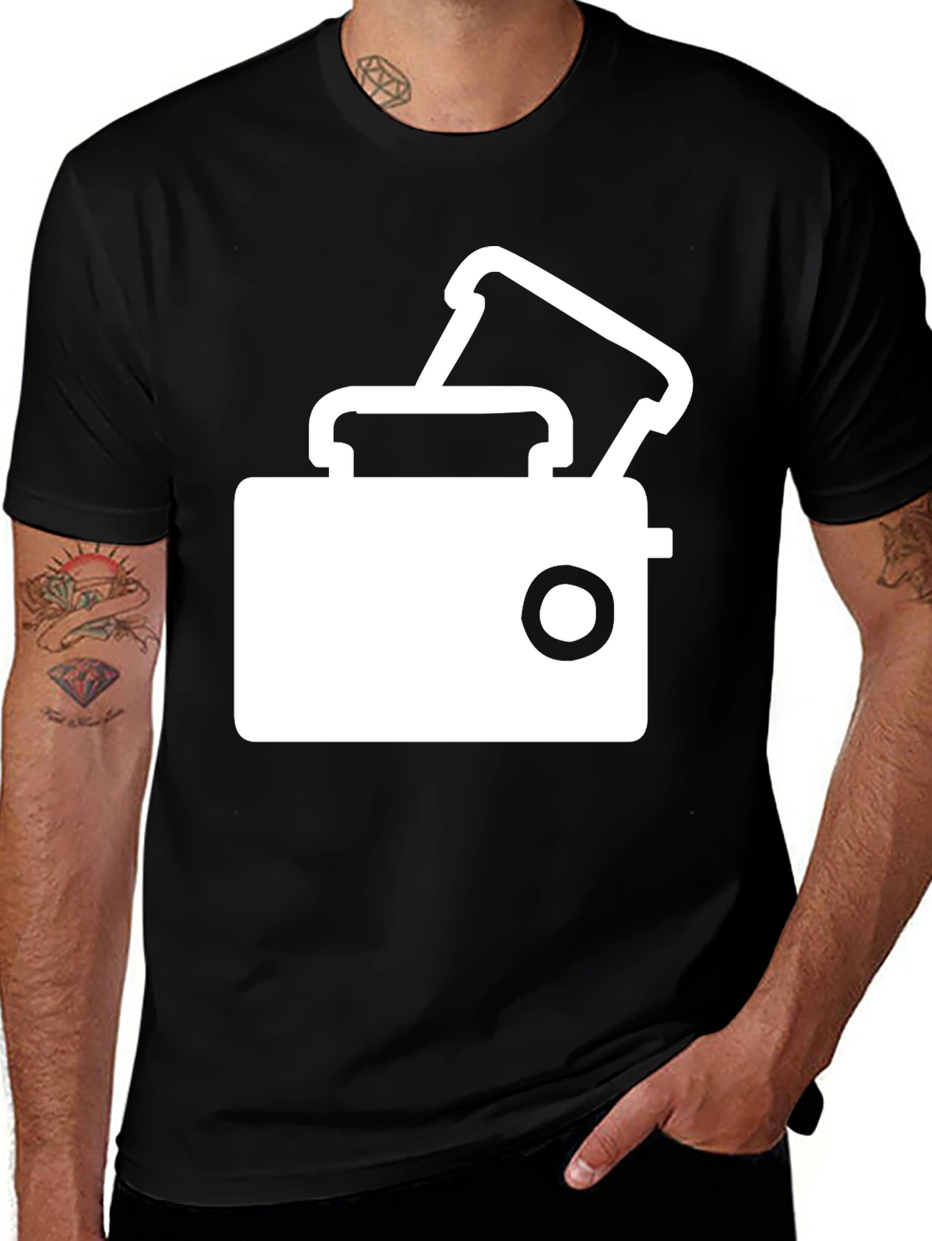 Variant 21 of Toaster Graphic T-Shirt - Trendy Breakfast Apparel