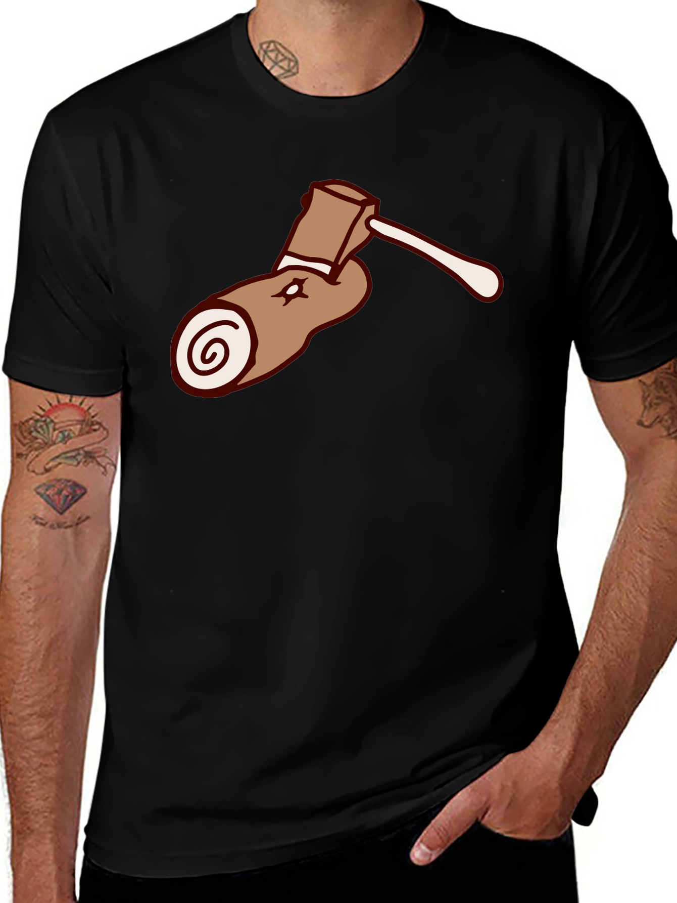 Variant 7 of Funny Amputated Arm T-Shirt