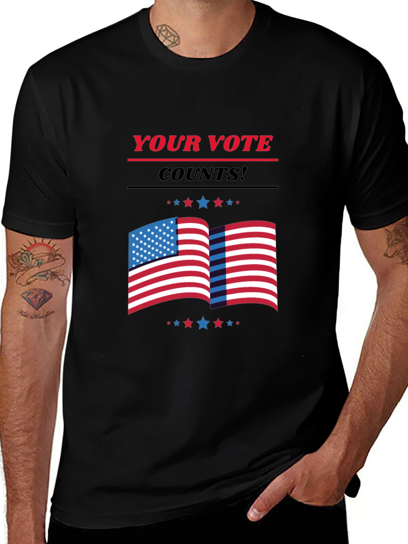 Variant 21 of Your Vote Counts Graphic Tee