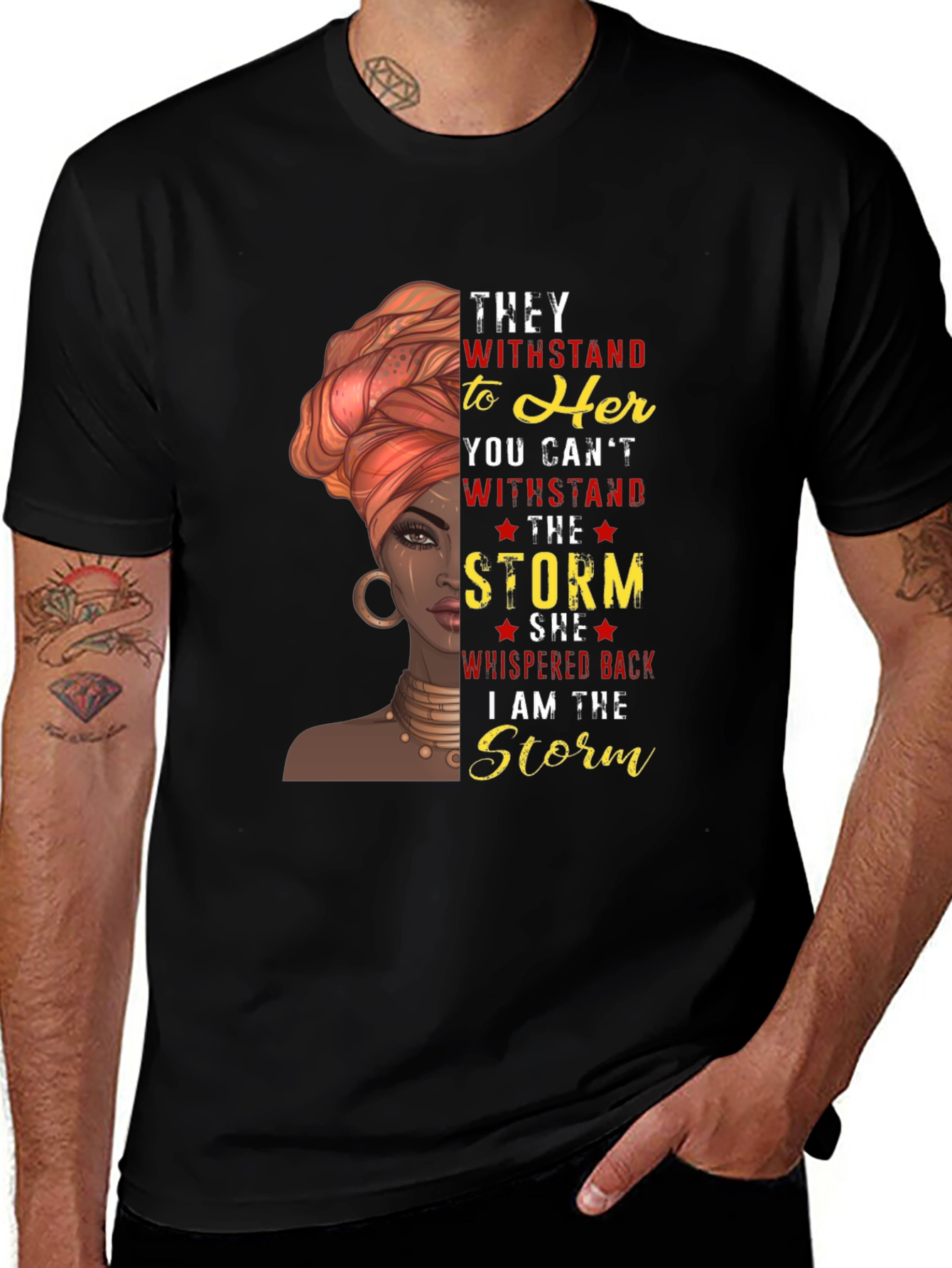 Empowered Woman Graphic T-Shirt - Stand Strong