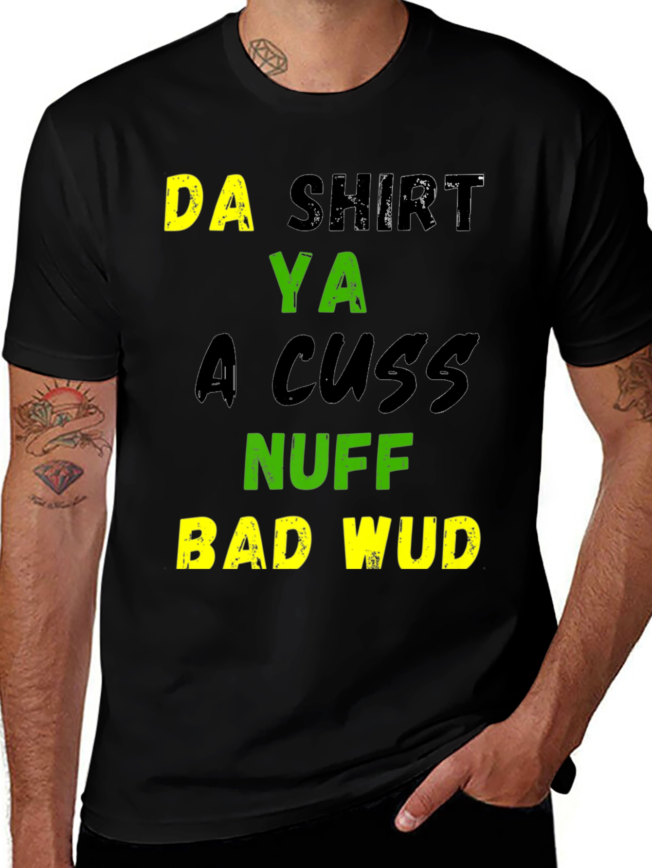 Variant 12 of Funny Da Shirt Ya A Cuss Graphic T-Shirt