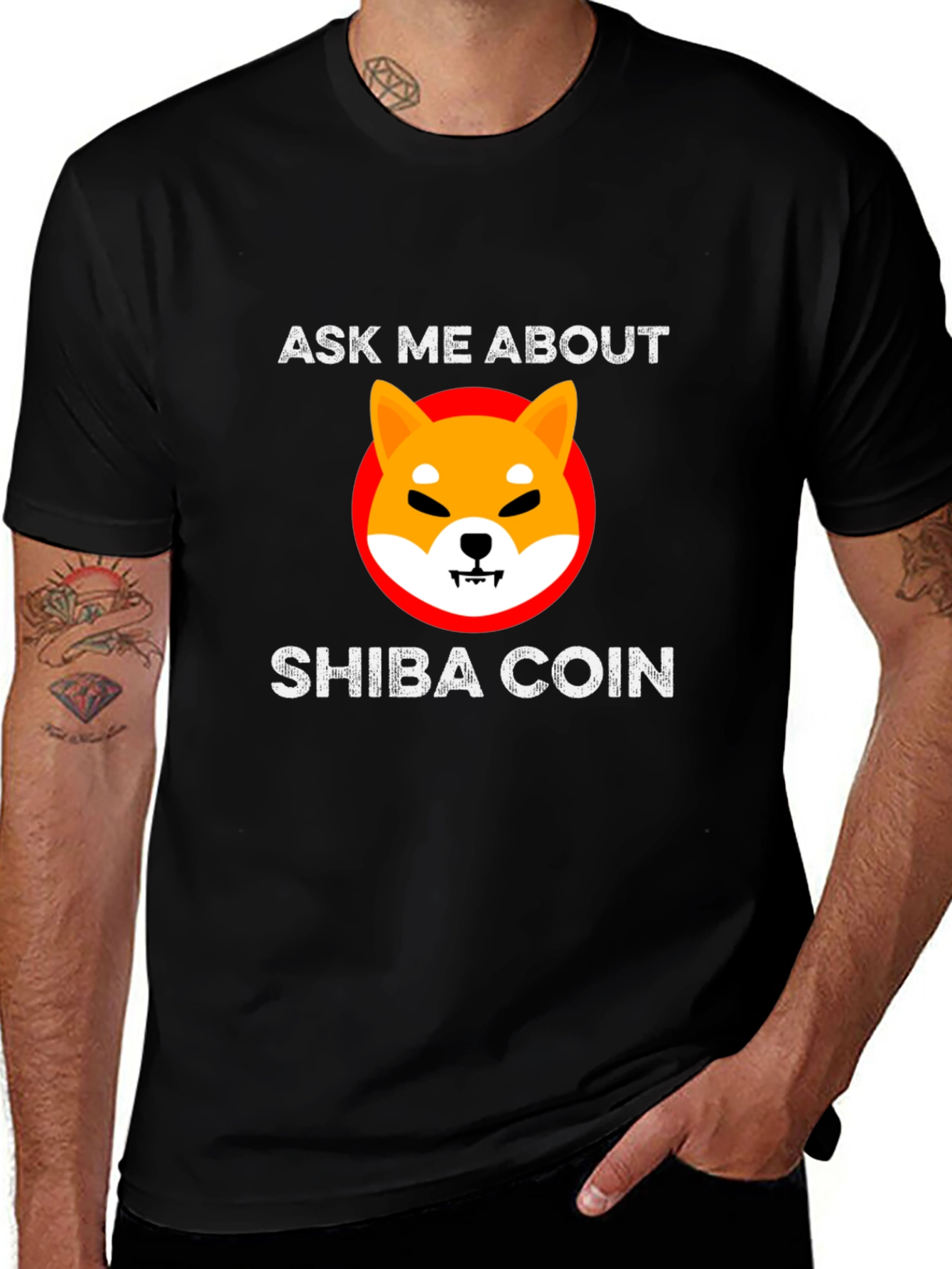 Shiba Coin Ask Me About Crypto T-Shirt