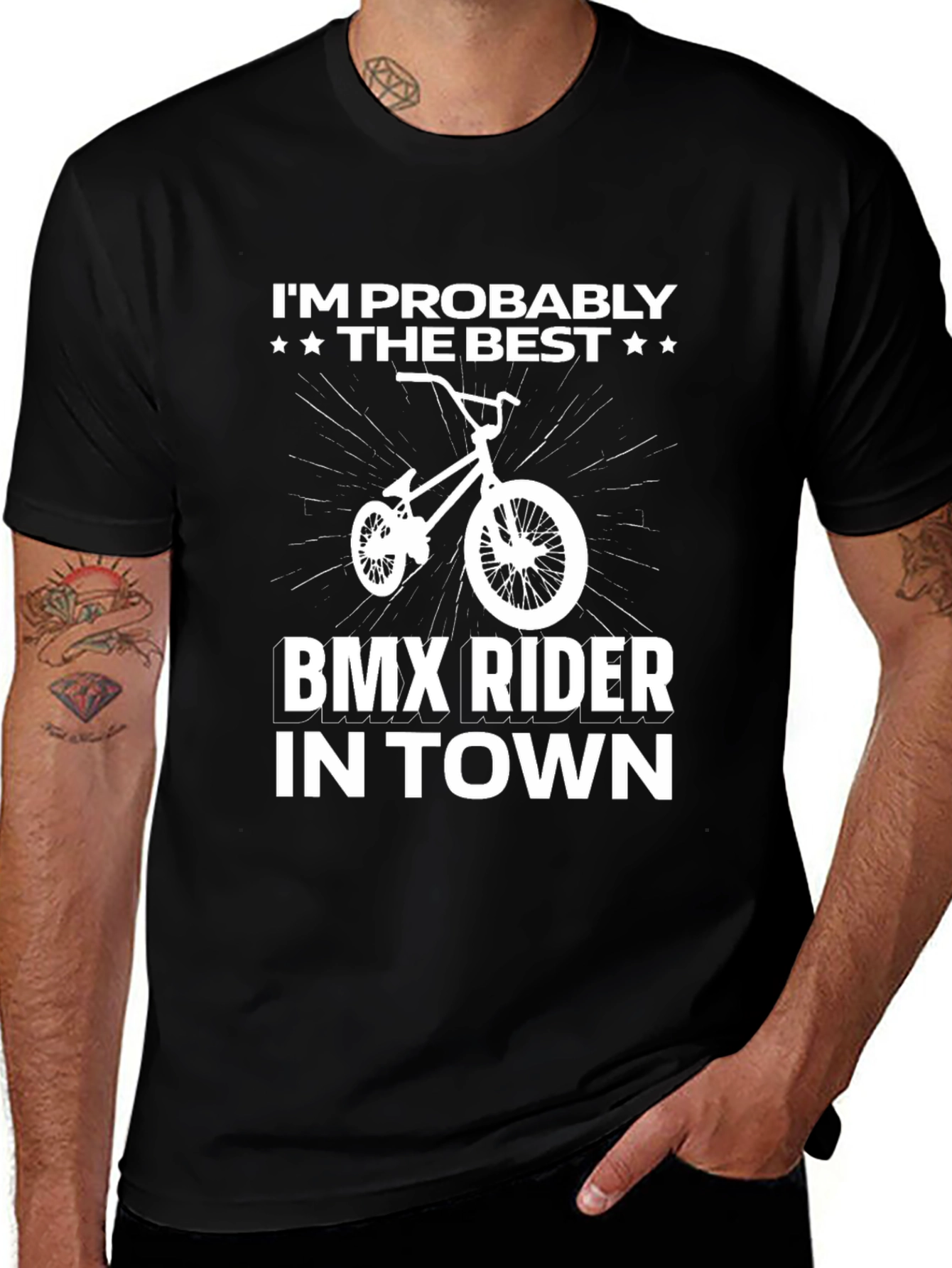 BMX Rider Graphic T-Shirt - Ride in Style!
