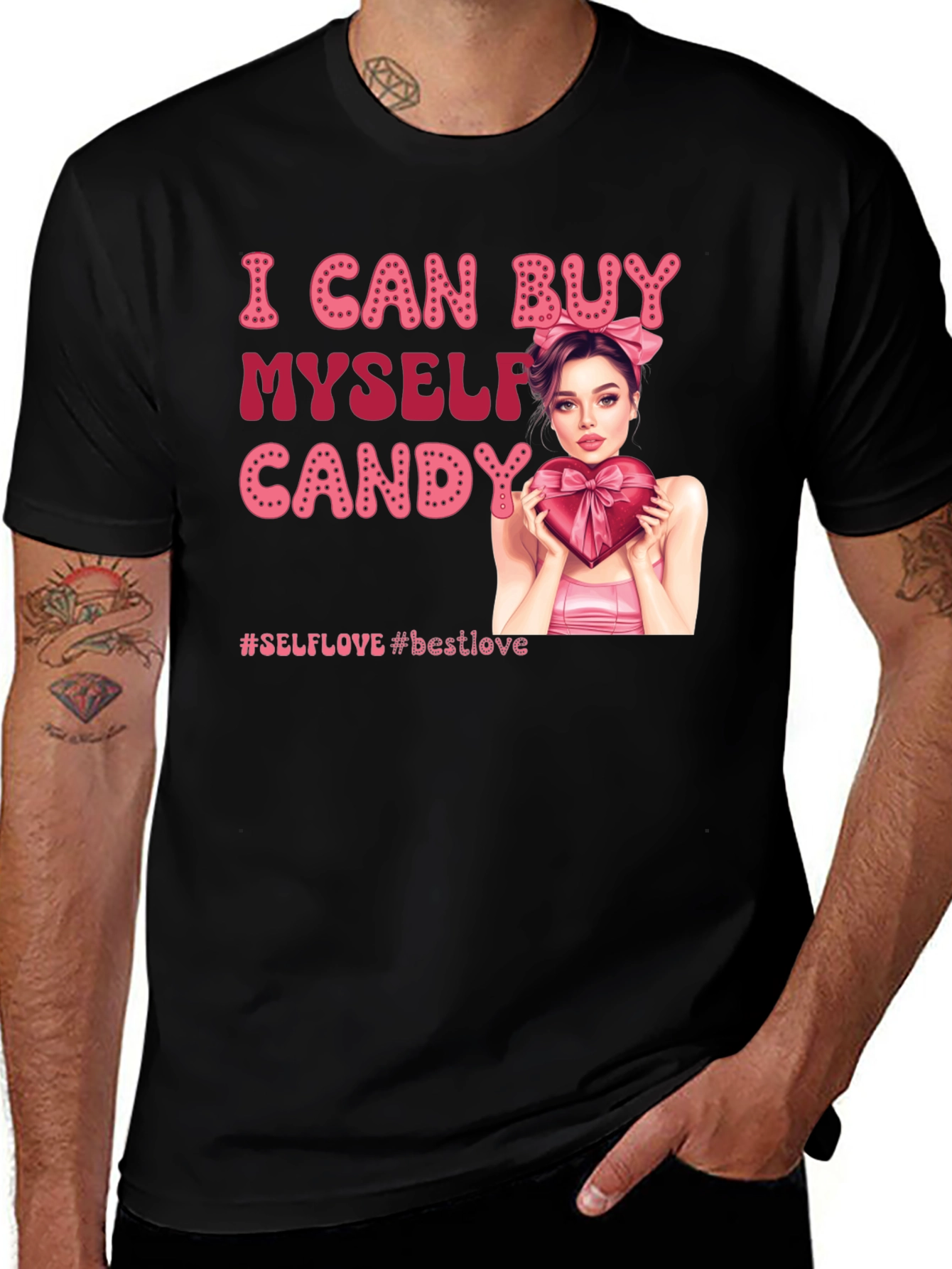 Variant 8 of I Can Buy Myself Candy Graphic Tee