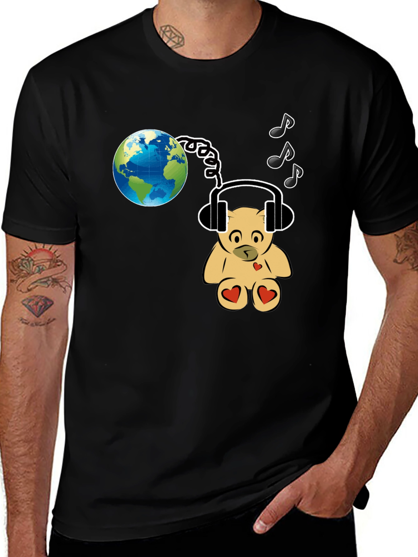 Variant 13 of Love the World Music T-Shirt