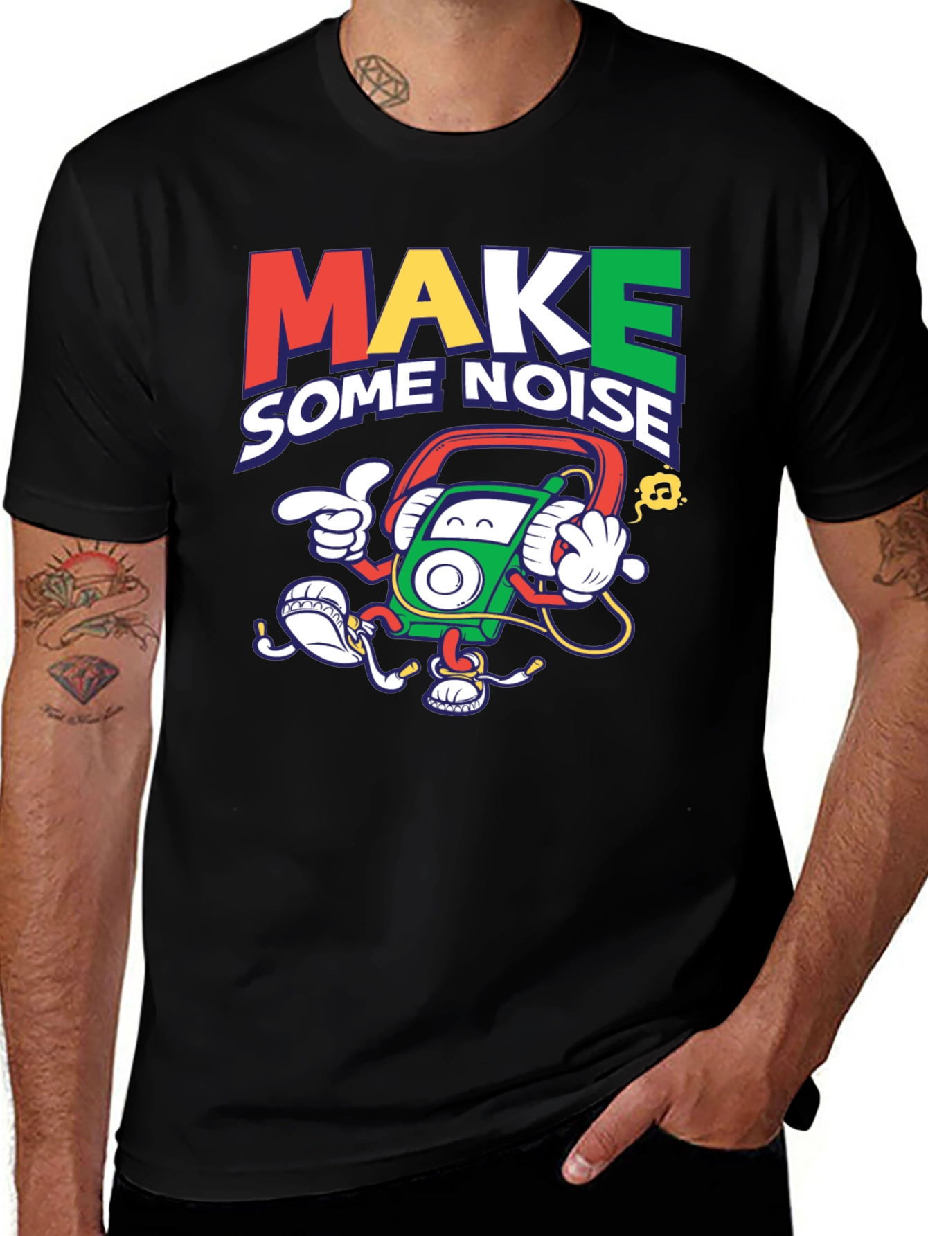 Variant 16 of Make Some Noise Graphic T-Shirt