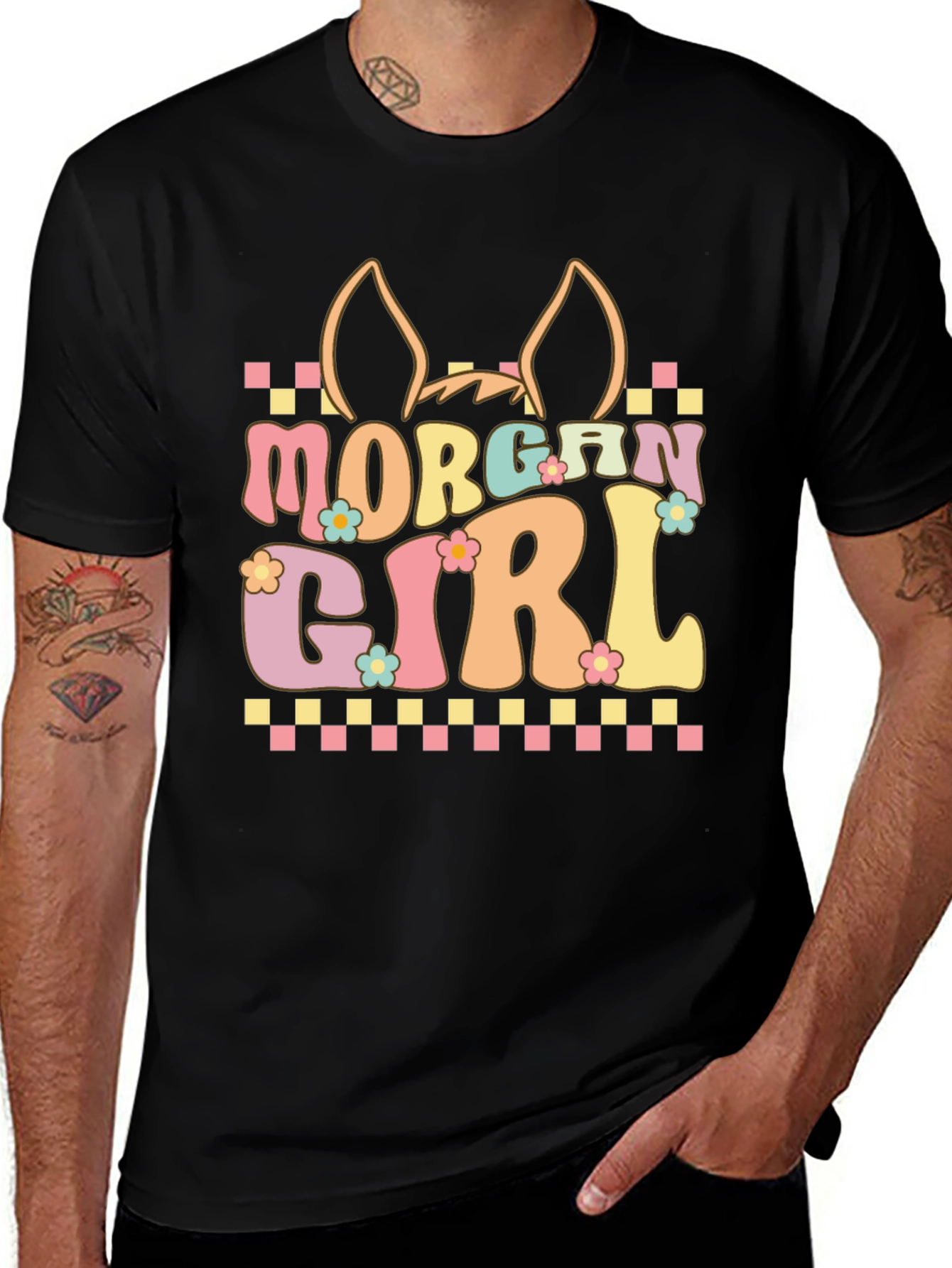 Variant 19 of Morgan Girl Horse Lover Tee