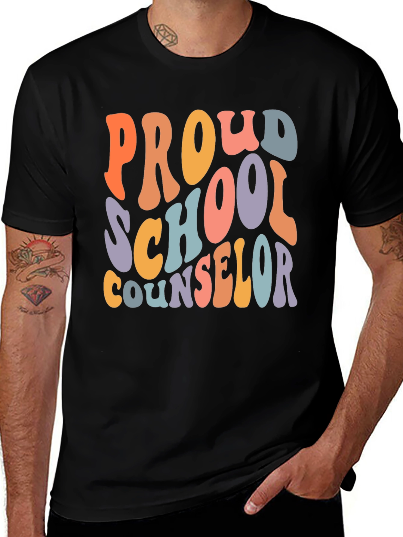 Proud School Counselor Graphic Tee