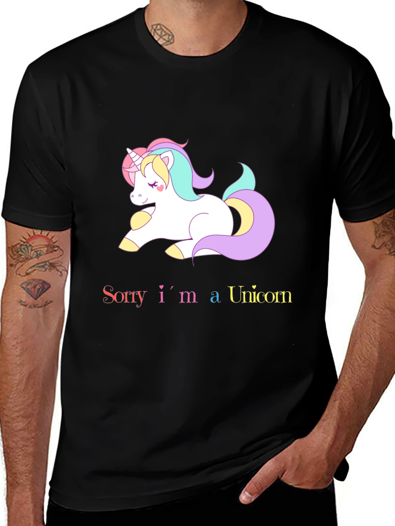 Variant 24 of Sorry I'm a Unicorn T-Shirt