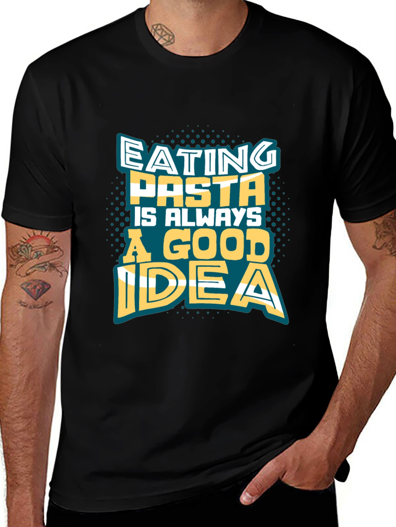 Variant 5 of Pasta Lover Tee - Eating Pasta Is Always A Good Idea