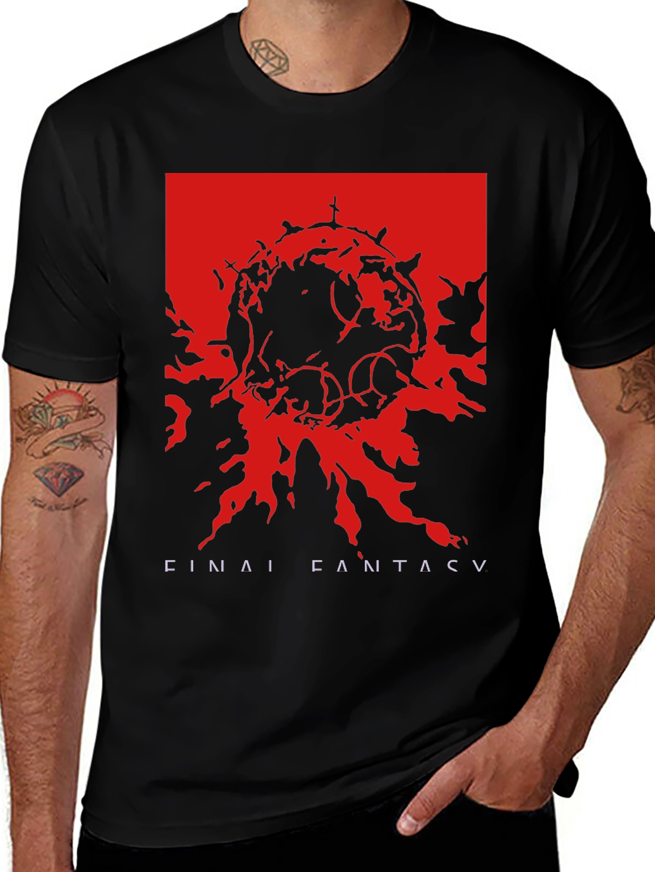 Final Fantasy V Graphic T-Shirt - Black