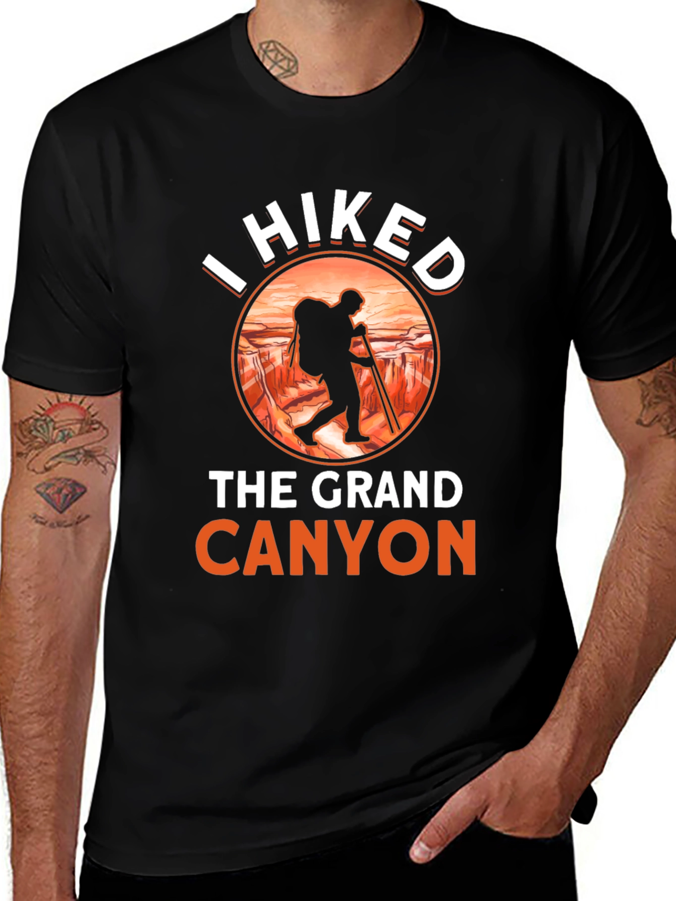 I Hiked The Grand Canyon Graphic Tee