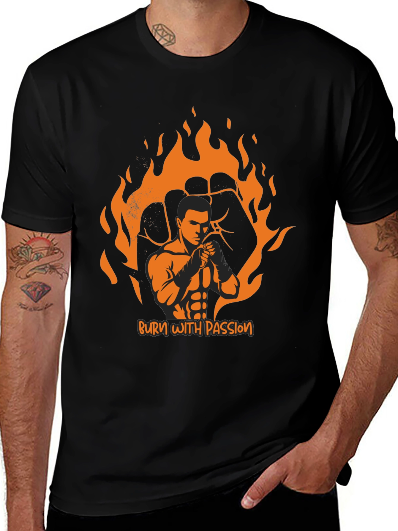 Variant 2 of Burn With Passion Graphic Tee