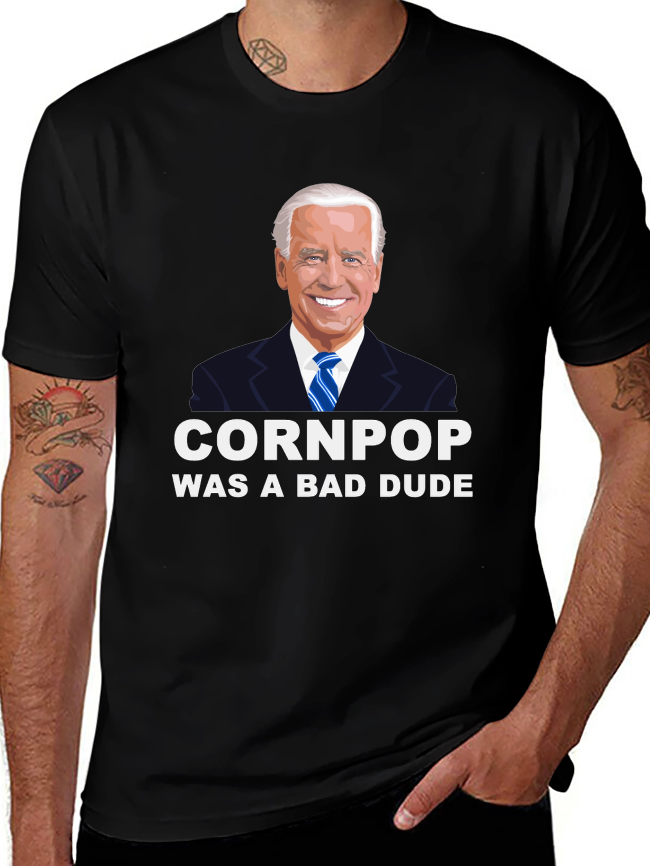 Cornpop Was A Bad Dude Graphic Tee