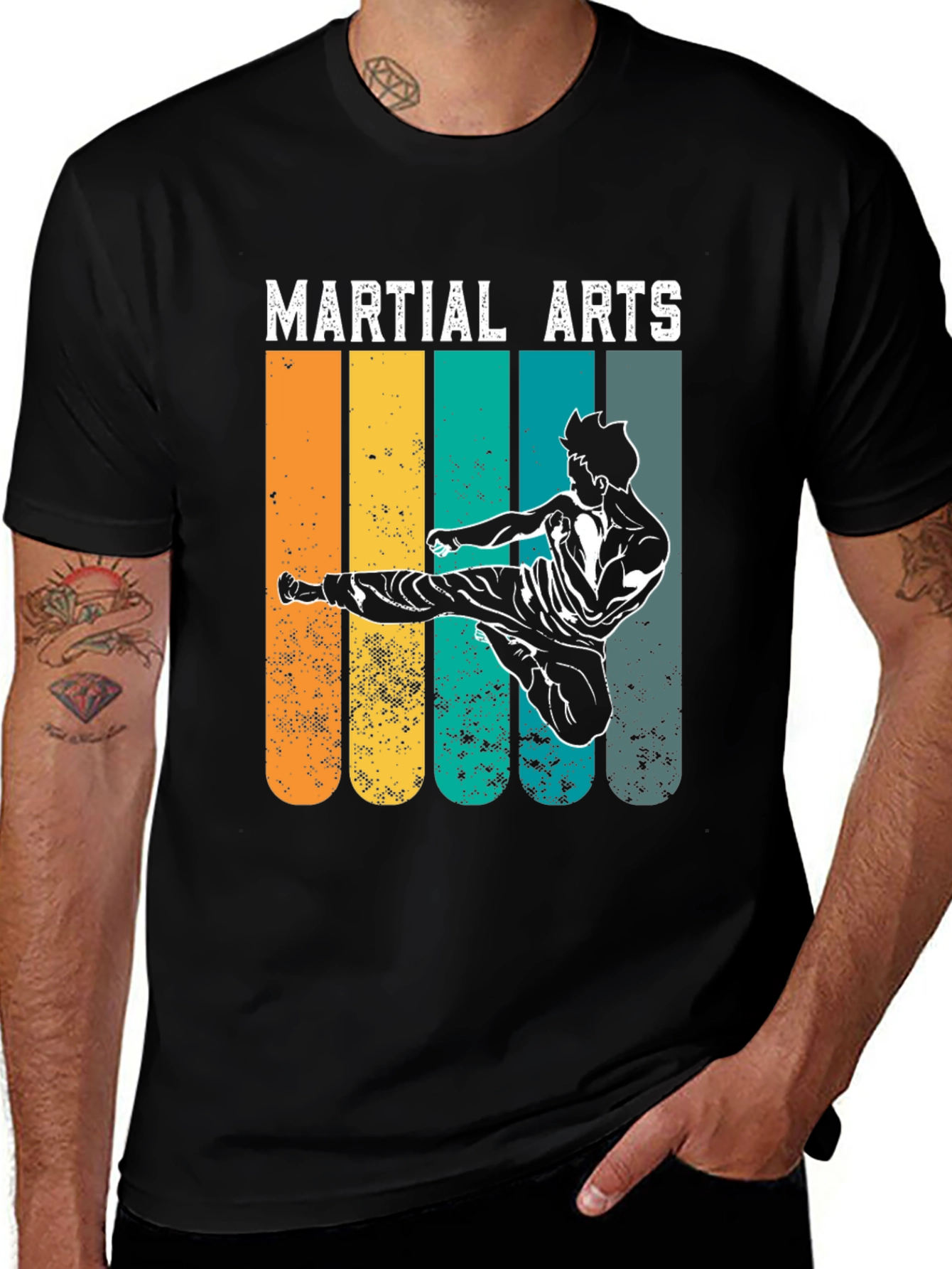 Variant 27 of Martial Arts Retro T-Shirt