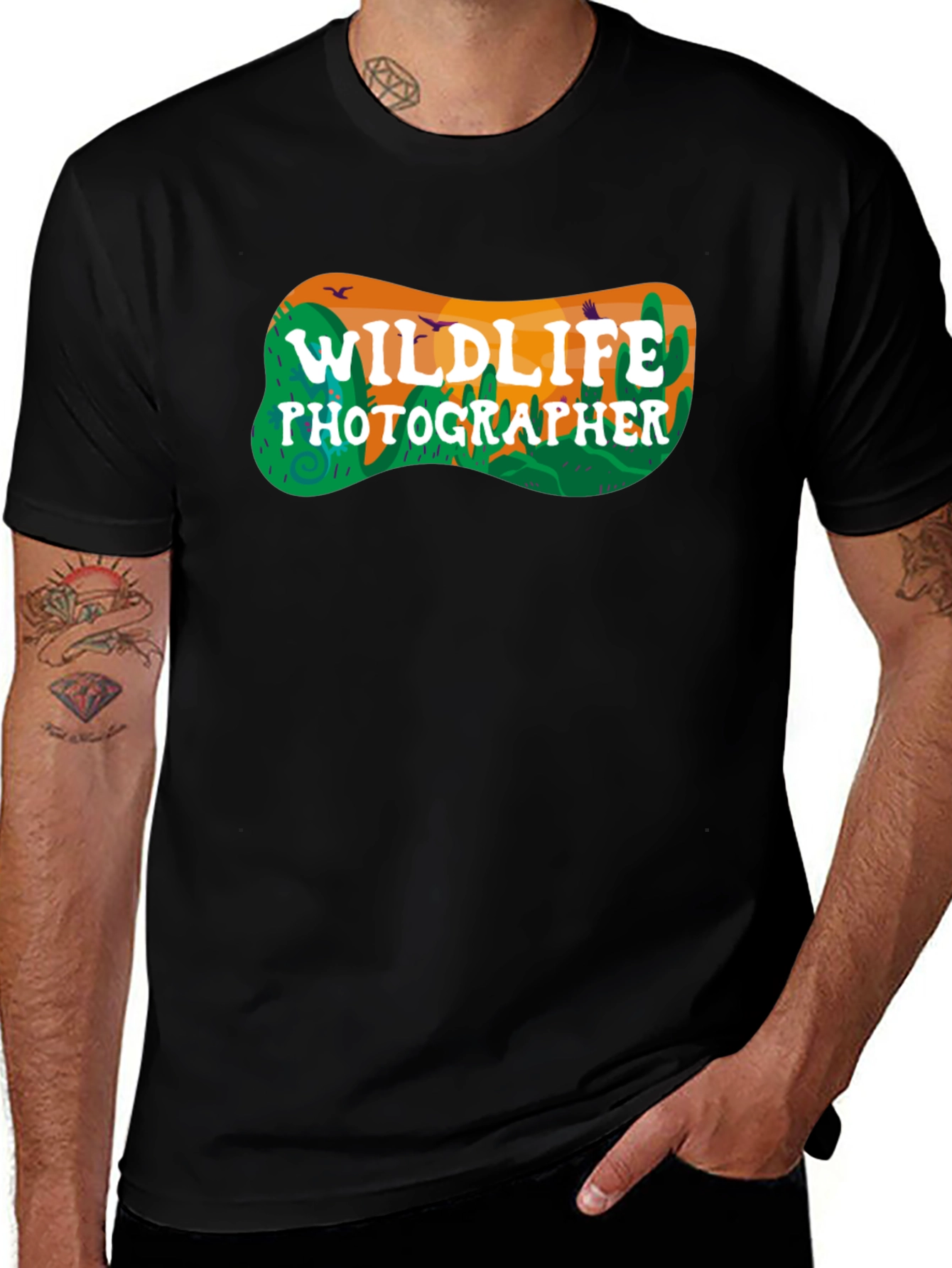 Wildlife Photographer Tee - Desert Theme