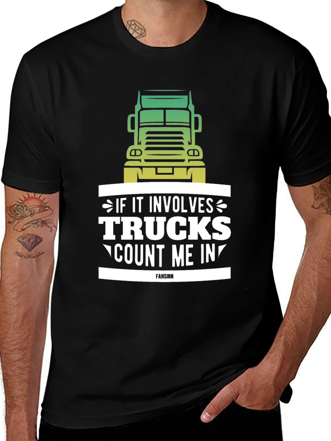Variant 16 of Trucks Count Me In T-Shirt