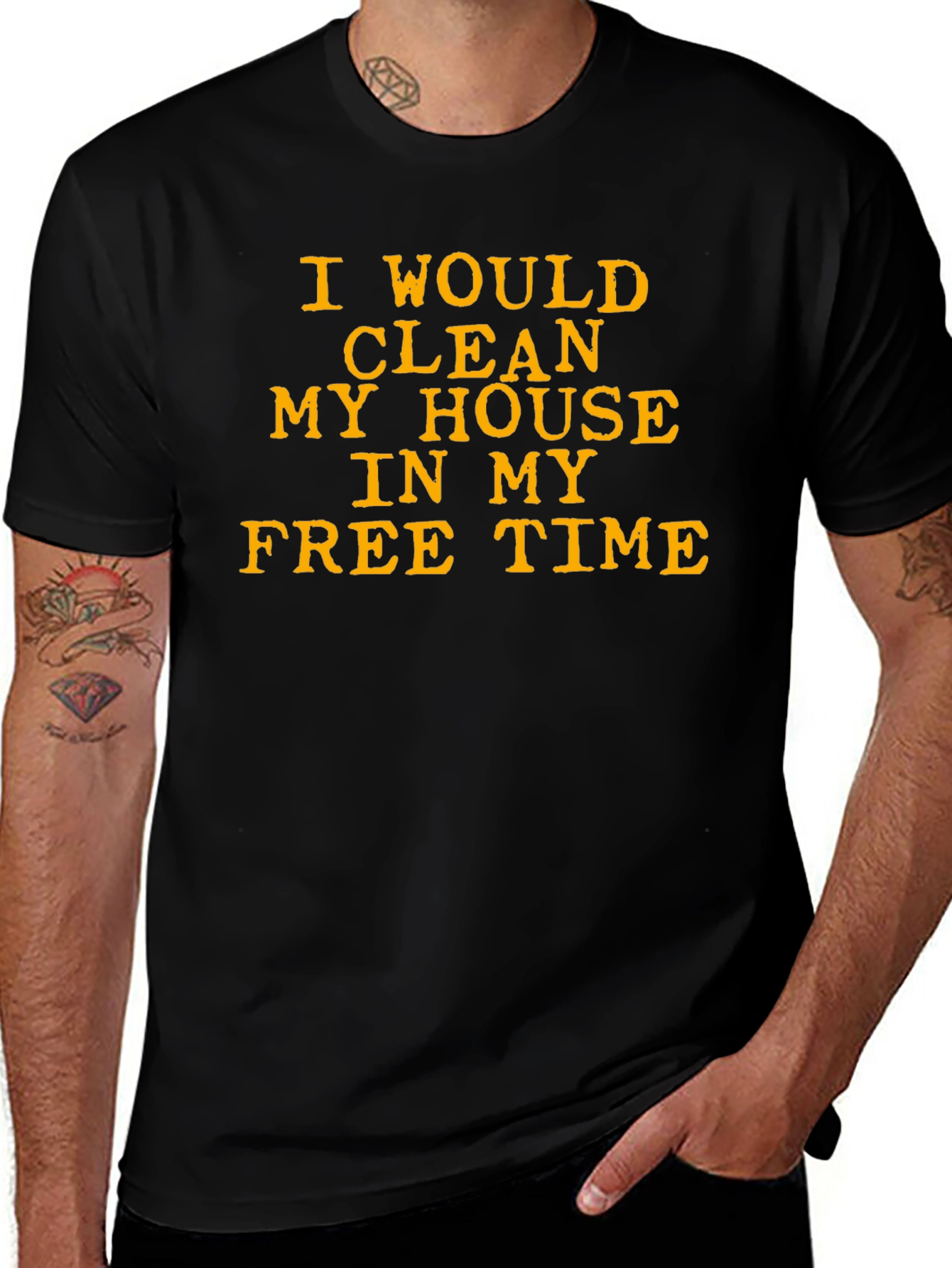 Variant 14 of Funny Sarcastic Cleaning House T-Shirt