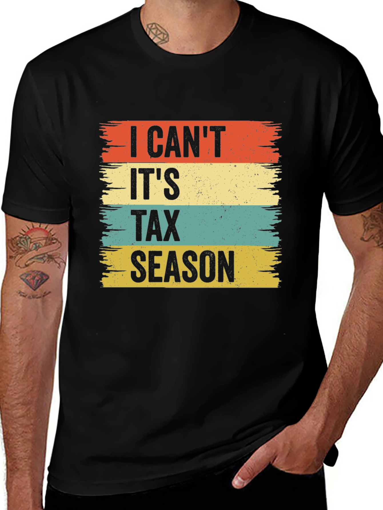 Variant 20 of I Can't It's Tax Season Retro T-Shirt