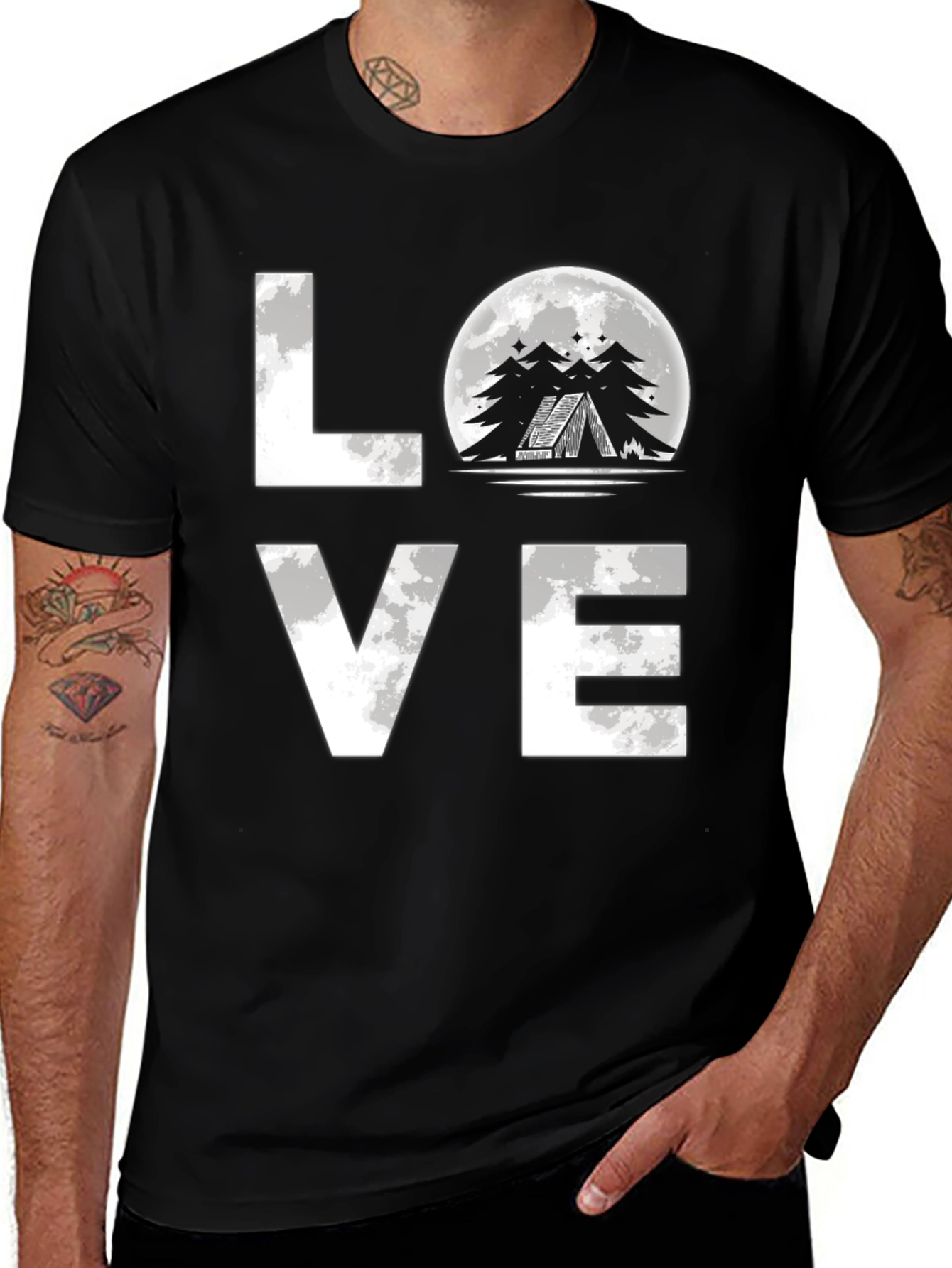 Variant 15 of Love Camping T-Shirt - Adventure Awaits!