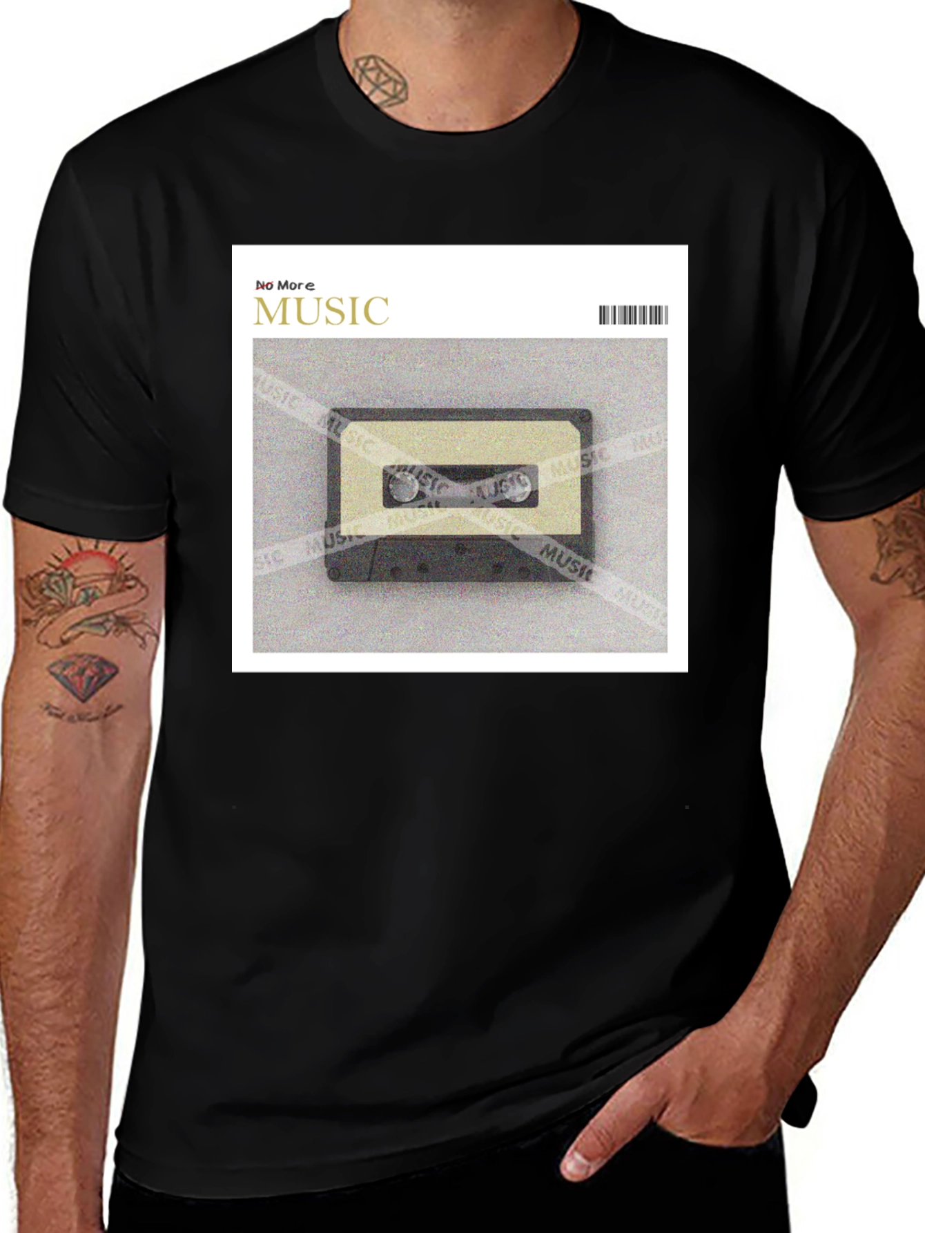 Variant 30 of Retro Cassette Music T-Shirt - Vintage Style Tee
