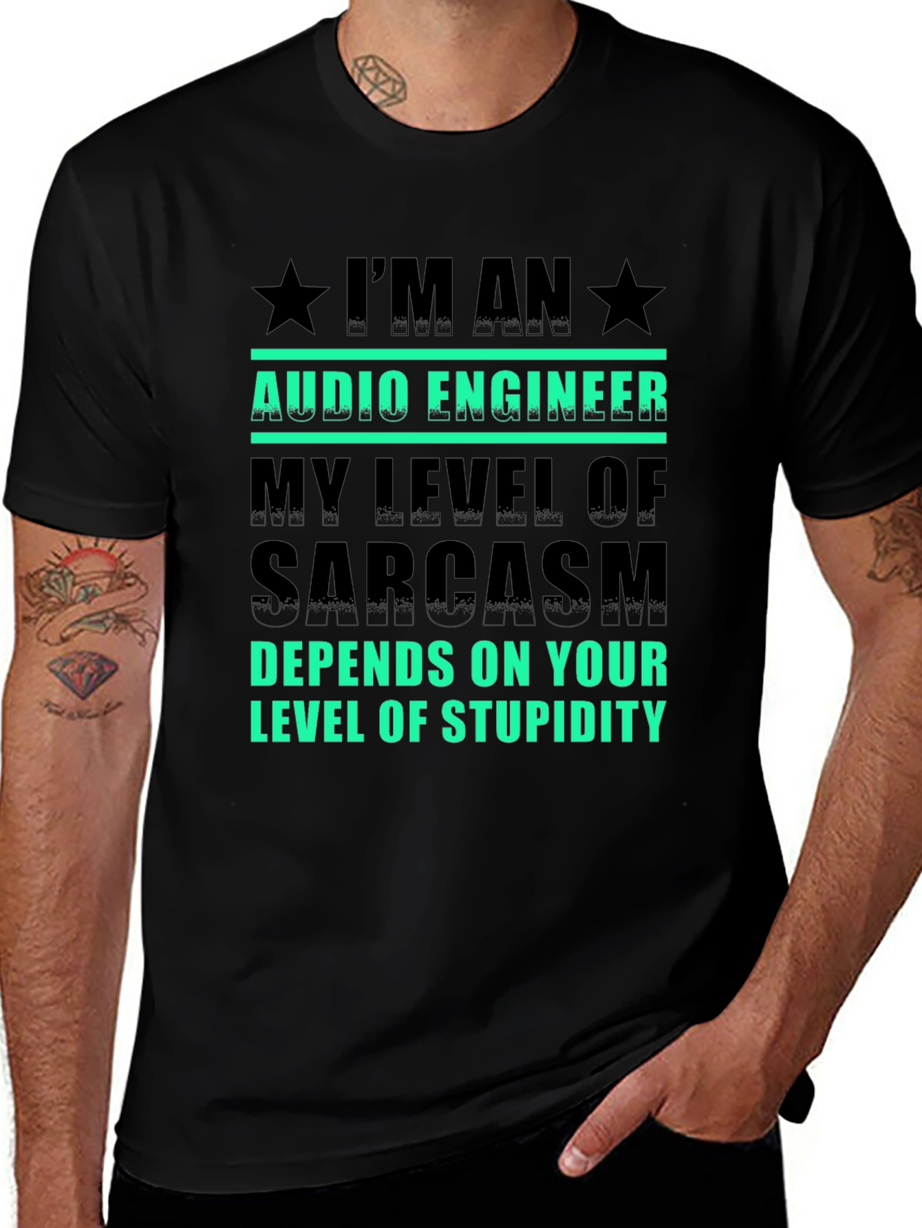 Variant 14 of Audio Engineer Sarcasm T-Shirt