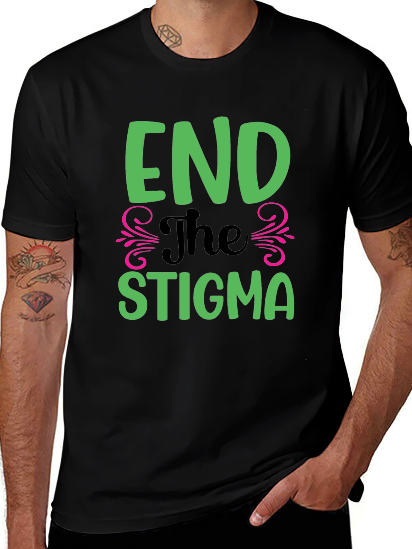 Variant 18 of End the Stigma Graphic T-Shirt