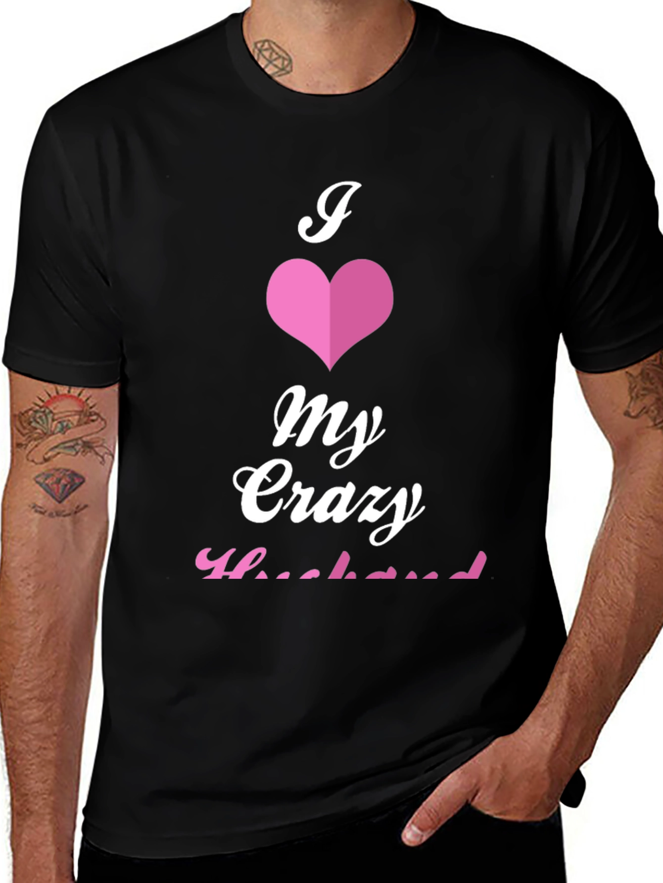 Variant 11 of I Love My Crazy Husband Graphic Tee