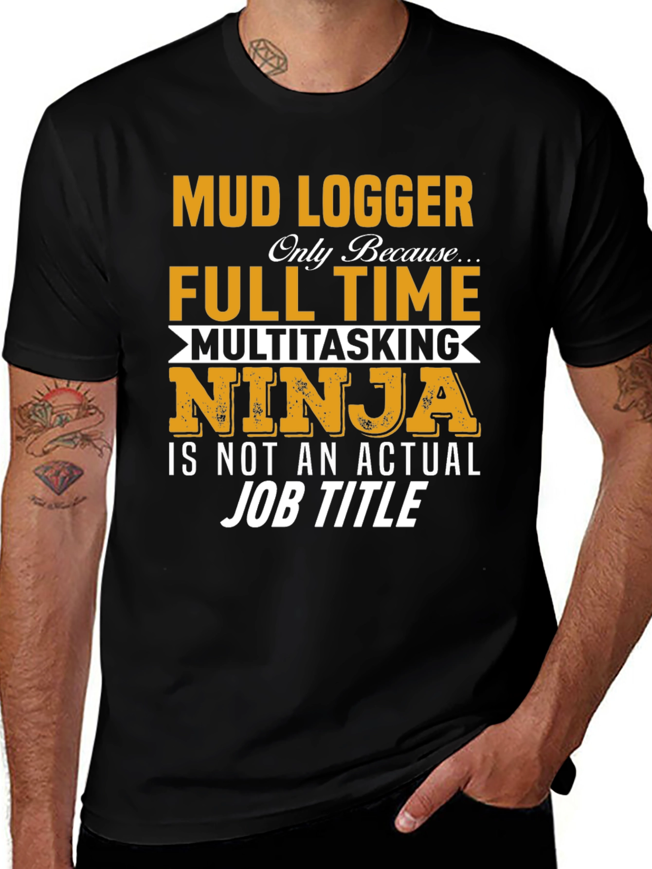 Mud Logger Novelty Graphic Tee