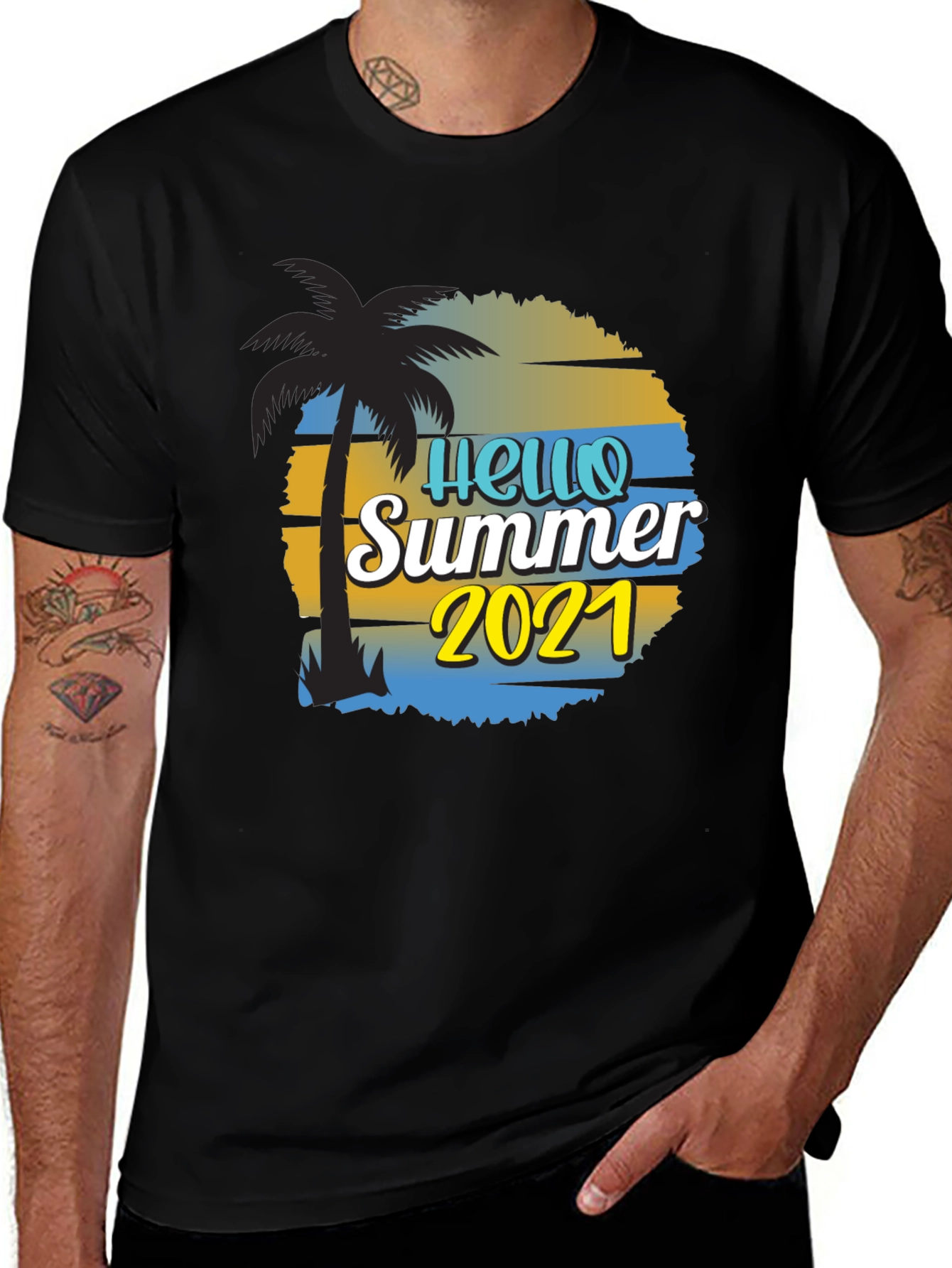 Hello Summer 2021 T-Shirt - Tropical Vibes